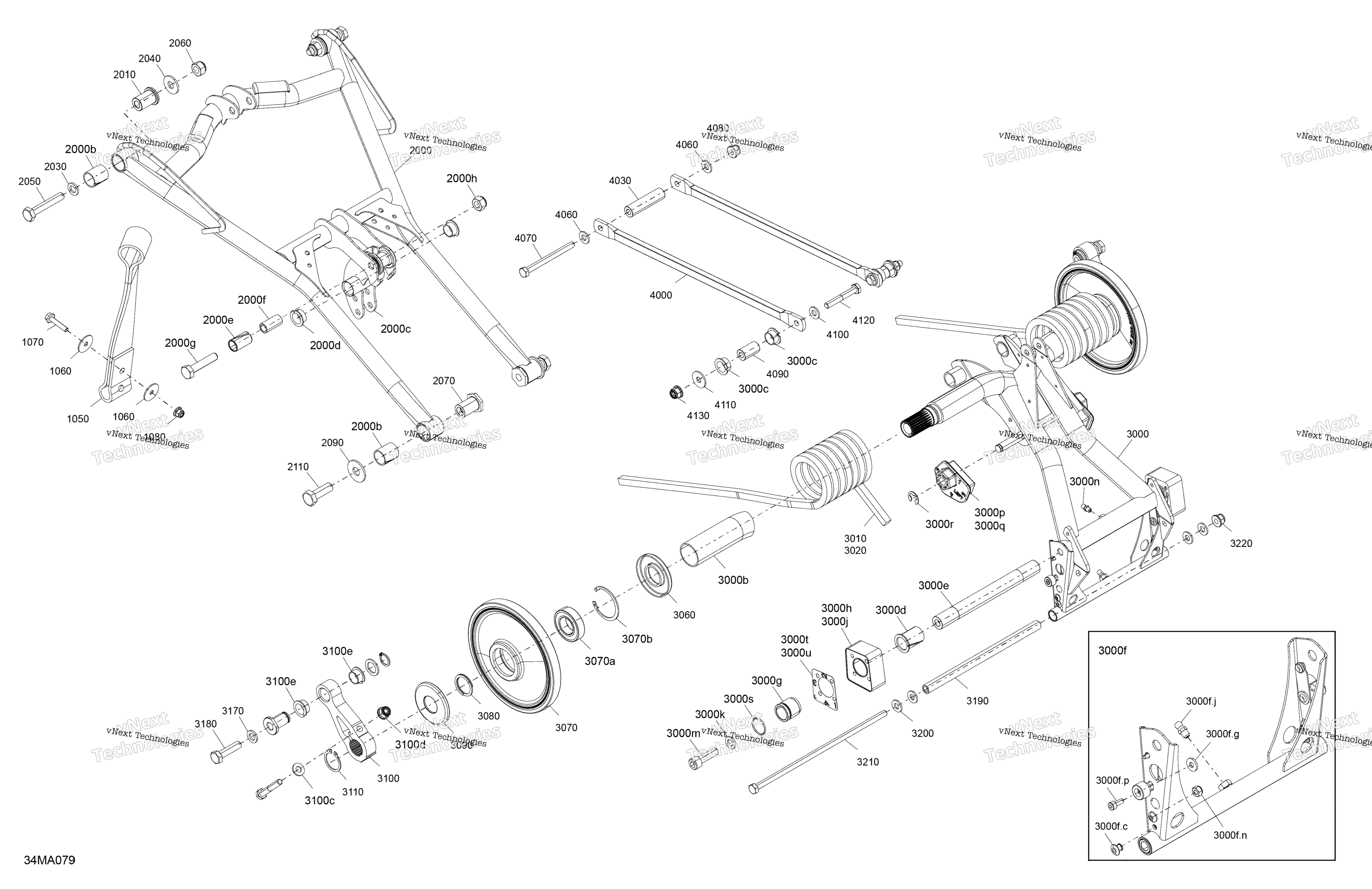 Подвеска - Rear - Upper Section