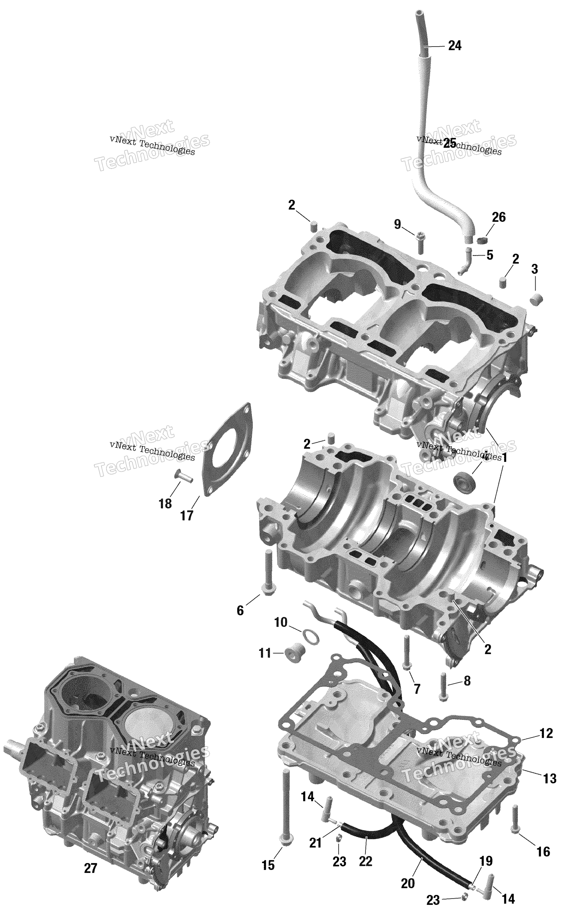 Rotax Crankcase Turbo
