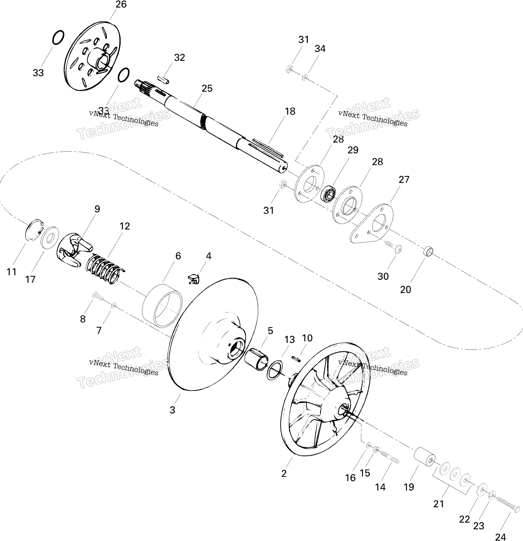 Ведомый Pulley Formula Sls