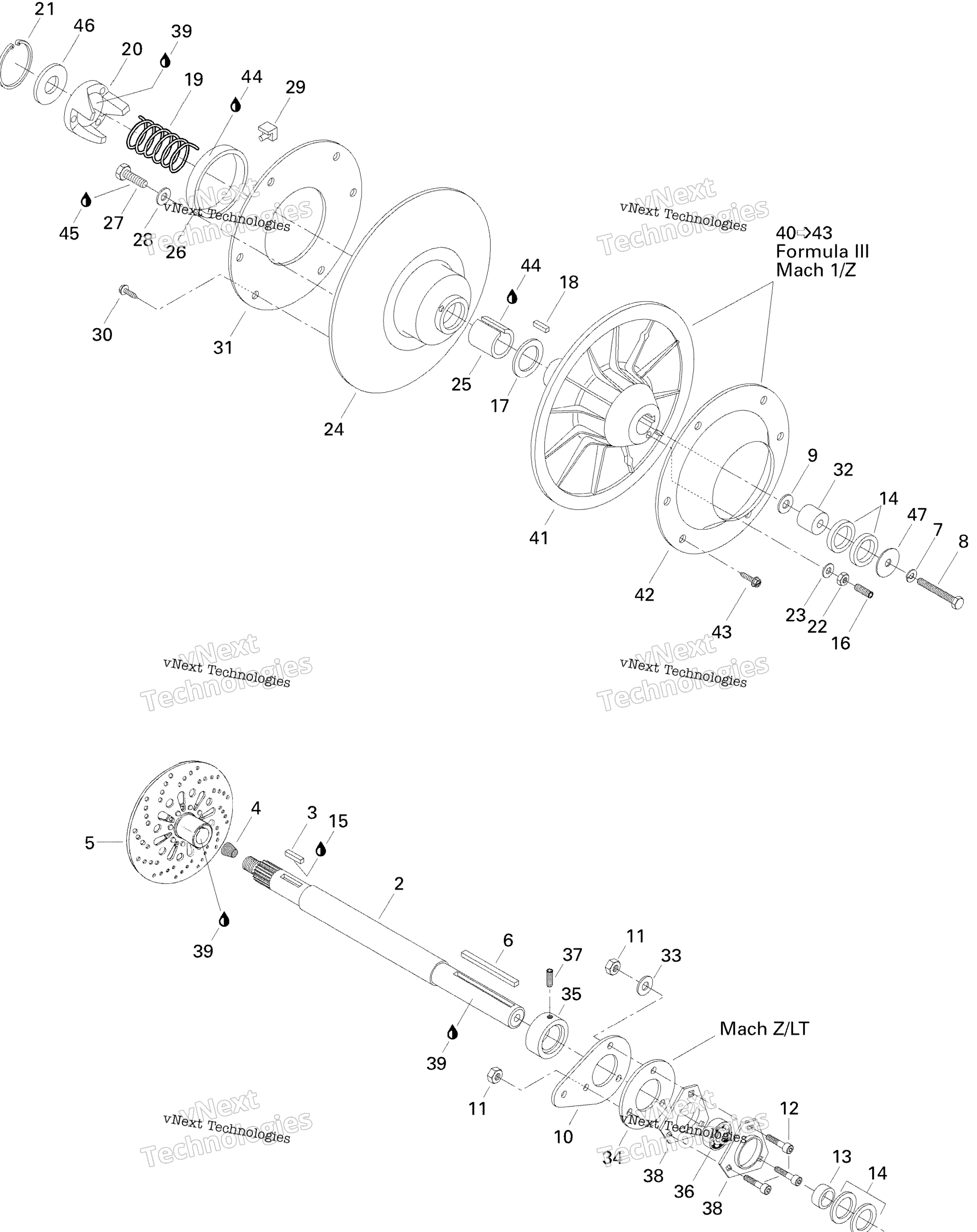 Ведомый Pulley Mach Z Lt
