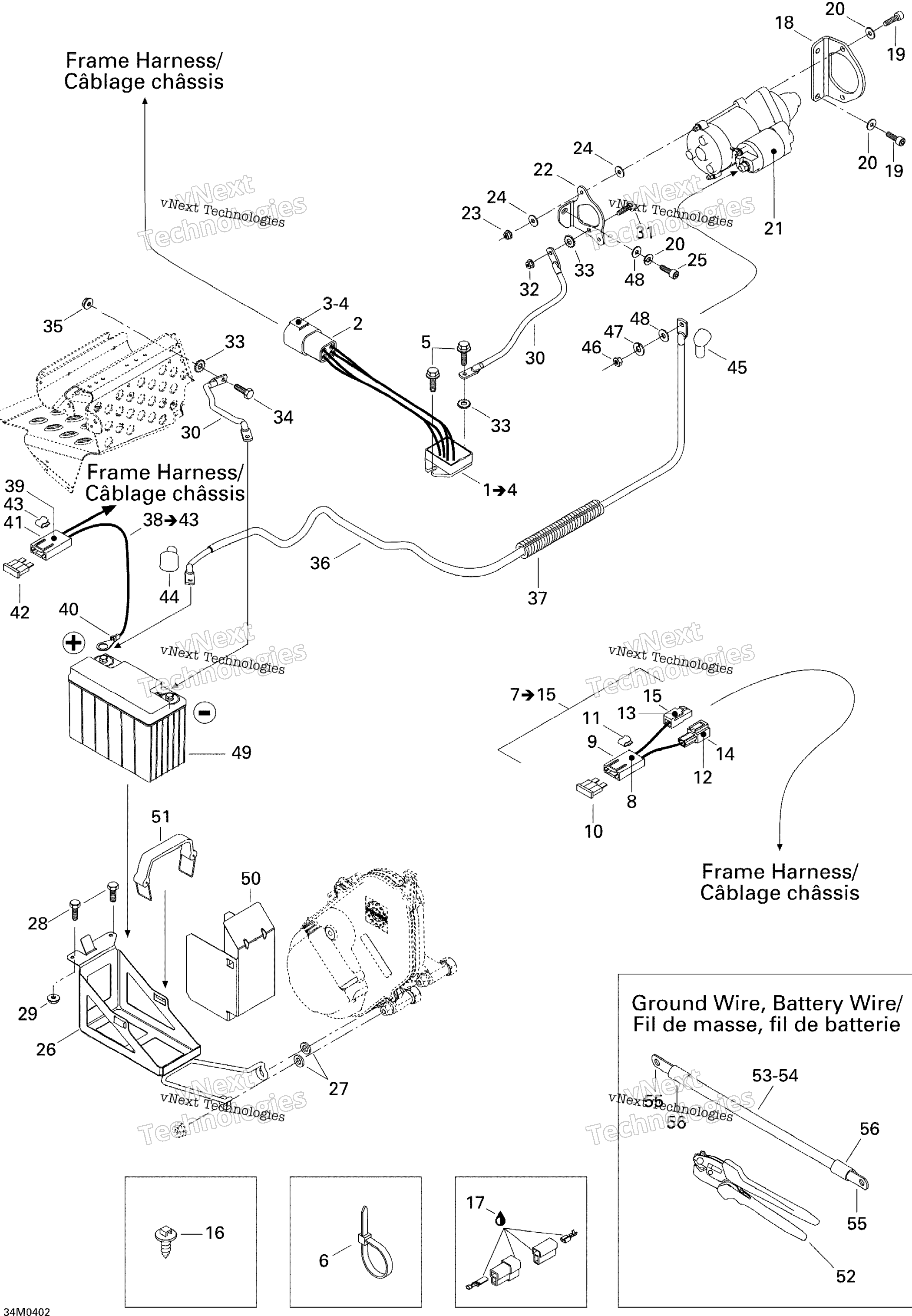 Battery, стартер (Legend 380F)