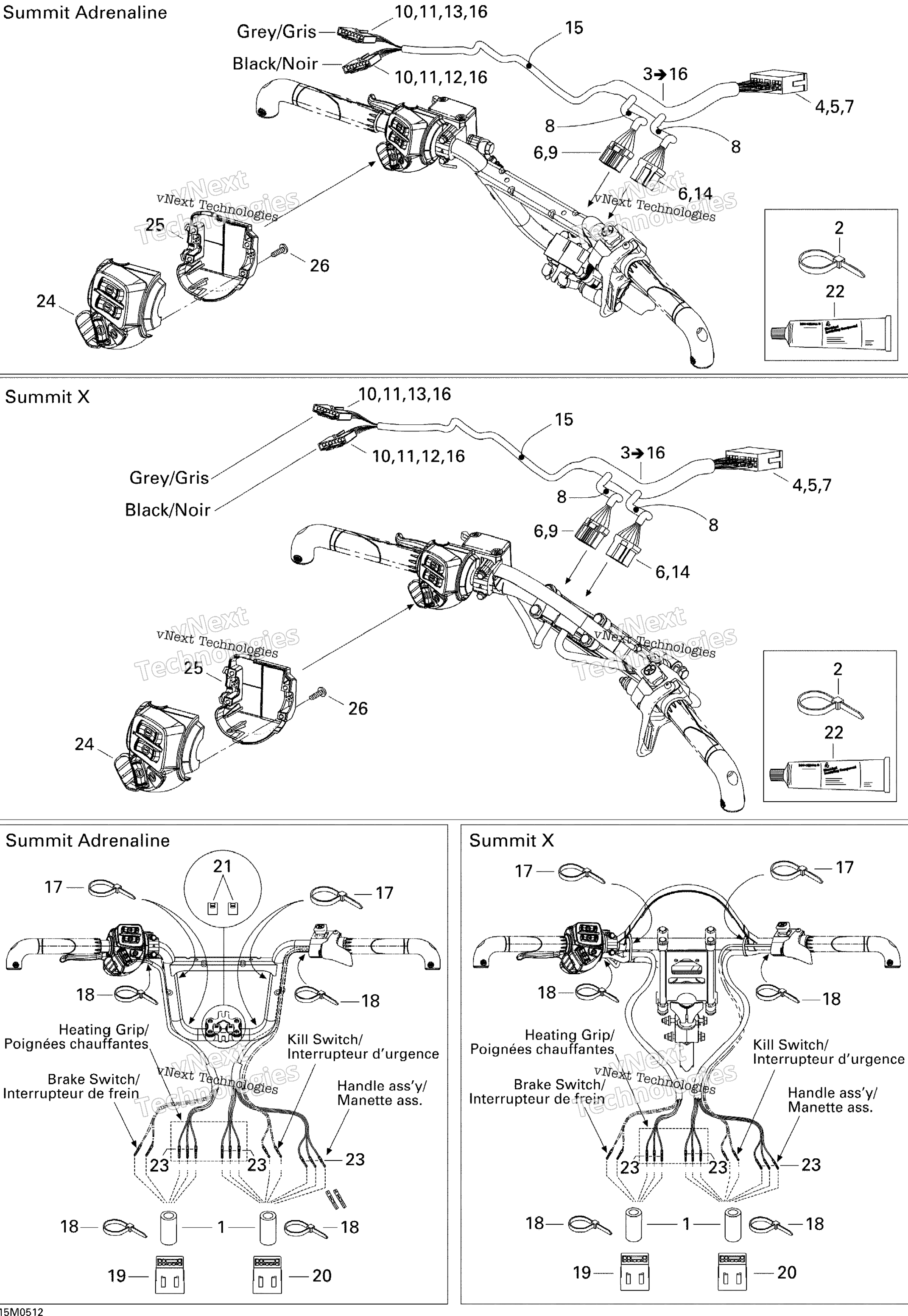 Рулевое управление Wiring Harness 800Ho