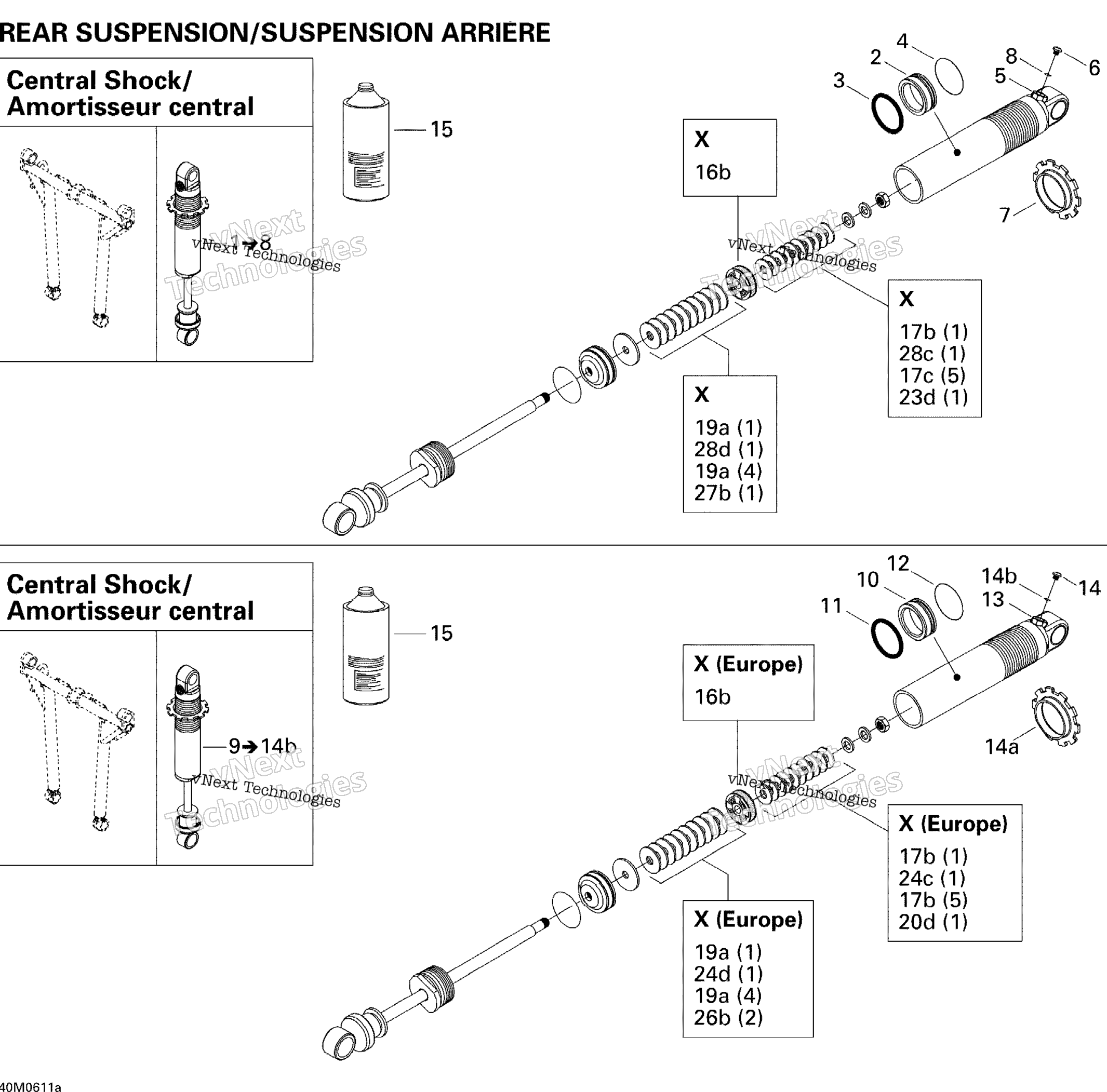 Take Apart Shock, задний 1