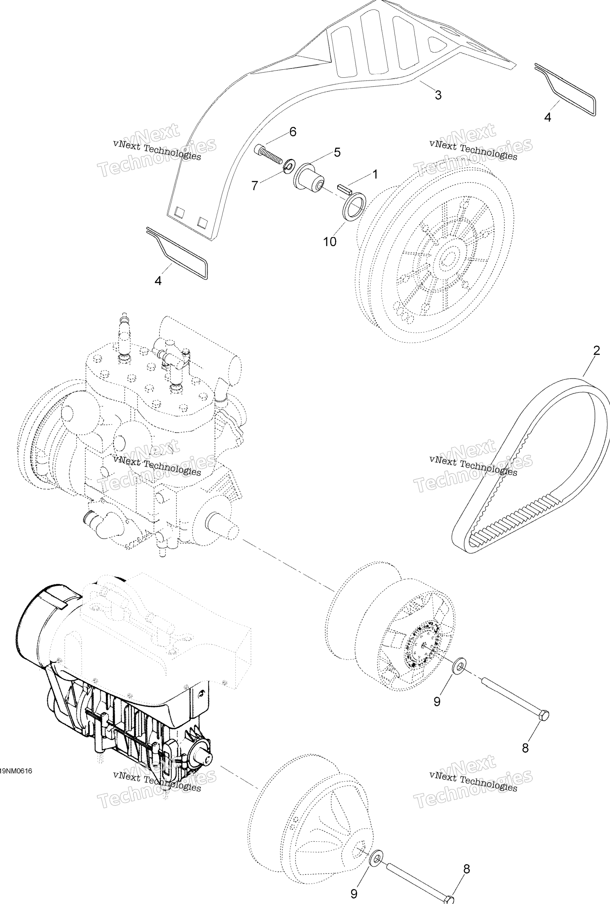 Шкив System 550 Swt
