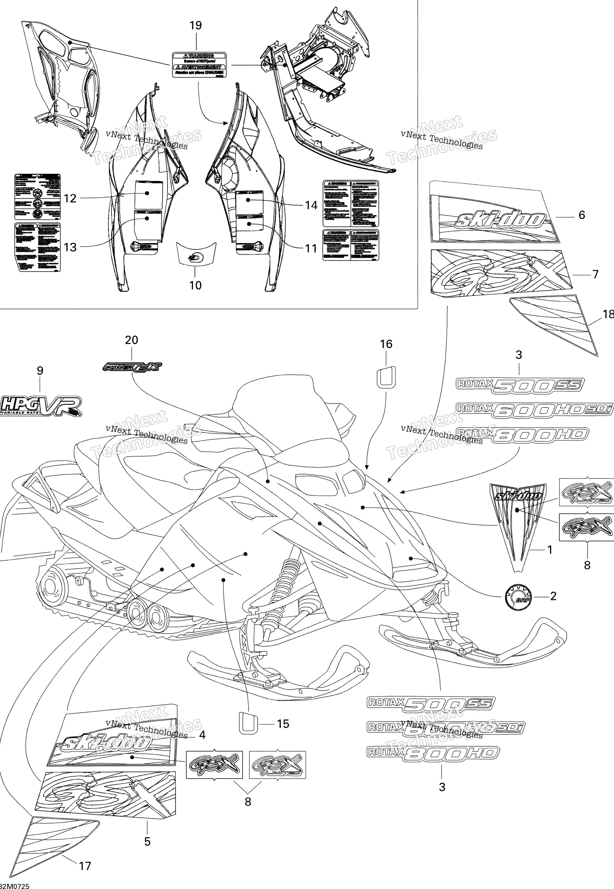 Наклейки Ltd 600 Ho Sdi