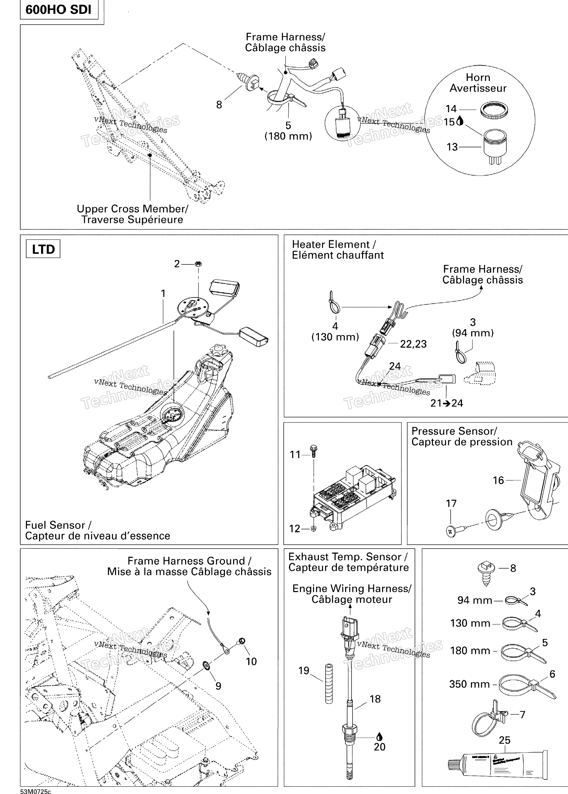 Электрооборудование Accessories Sport 600Ho Sdi