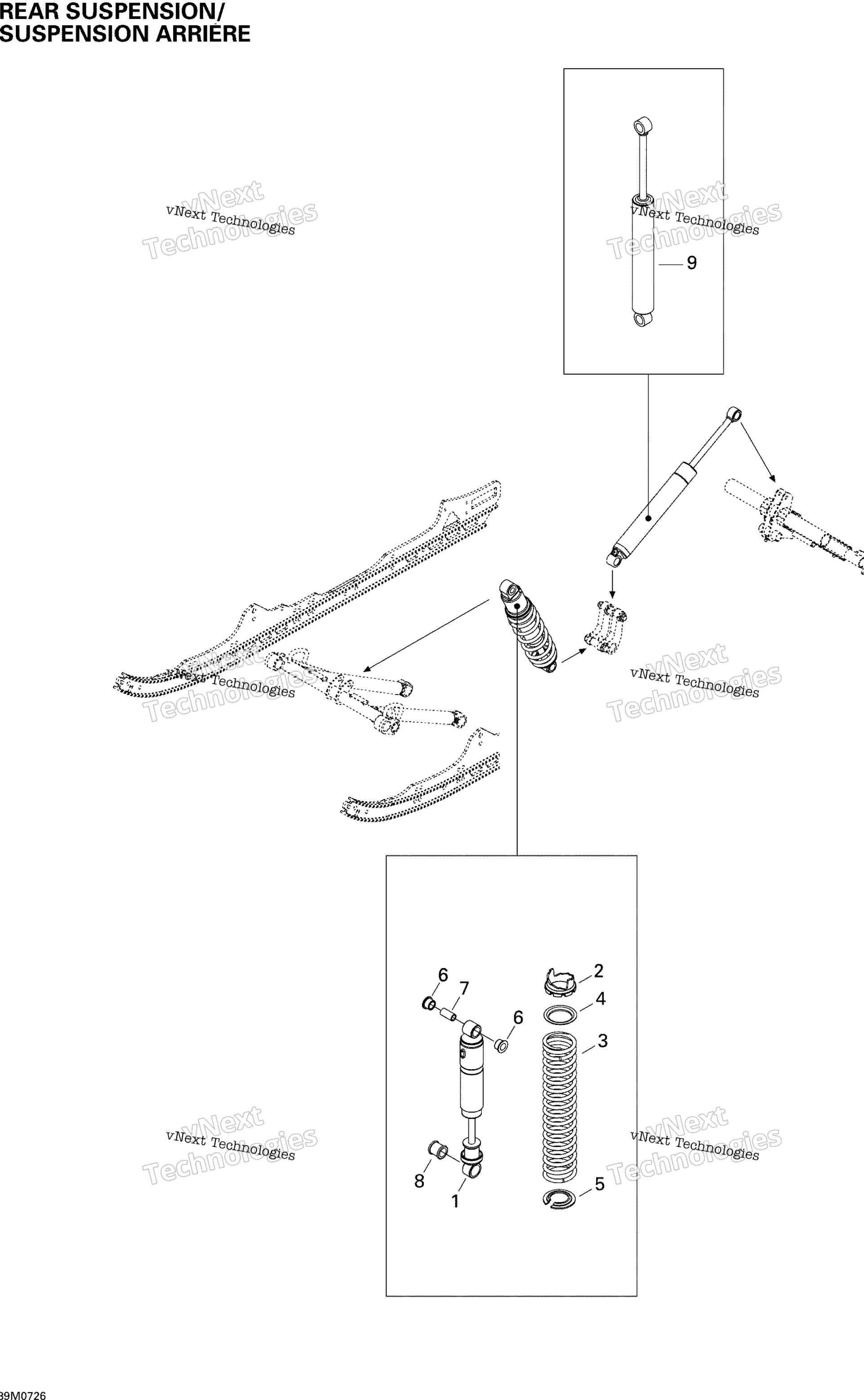 Задняя часть Suspension Shocks Ltd