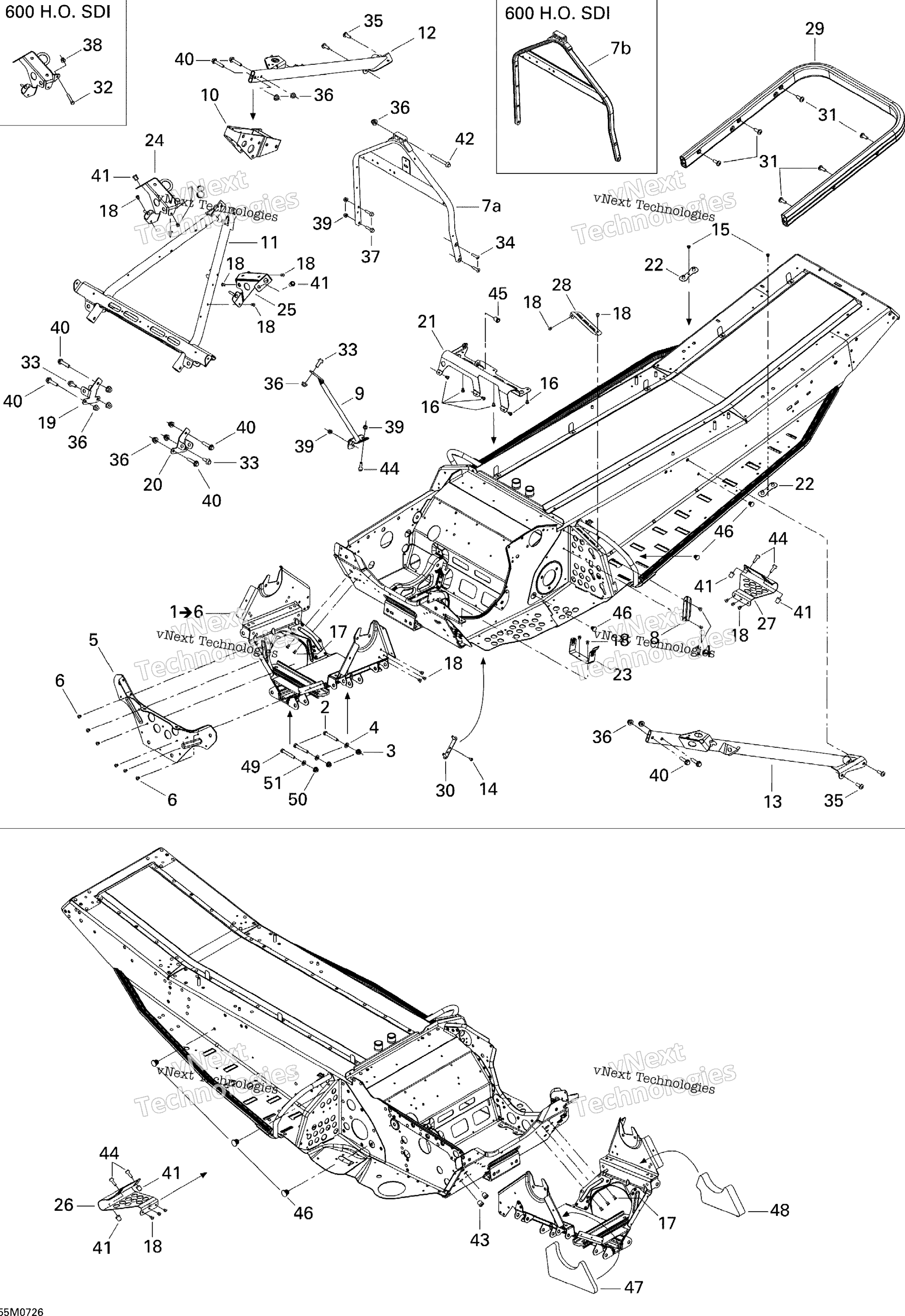 Рама And Components 500 Ss