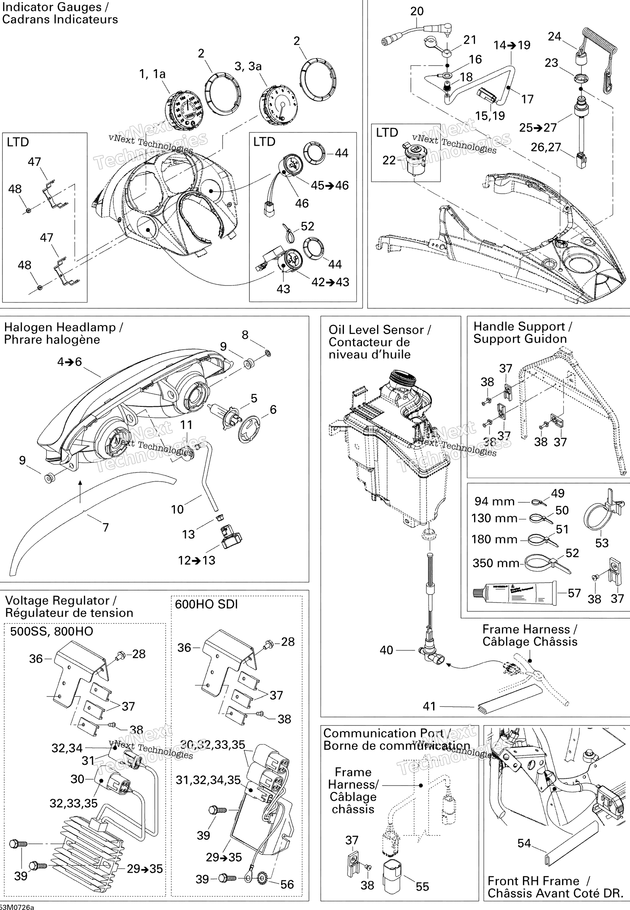 Электрооборудование Accessories 1, Sport 600 Ho Sdi