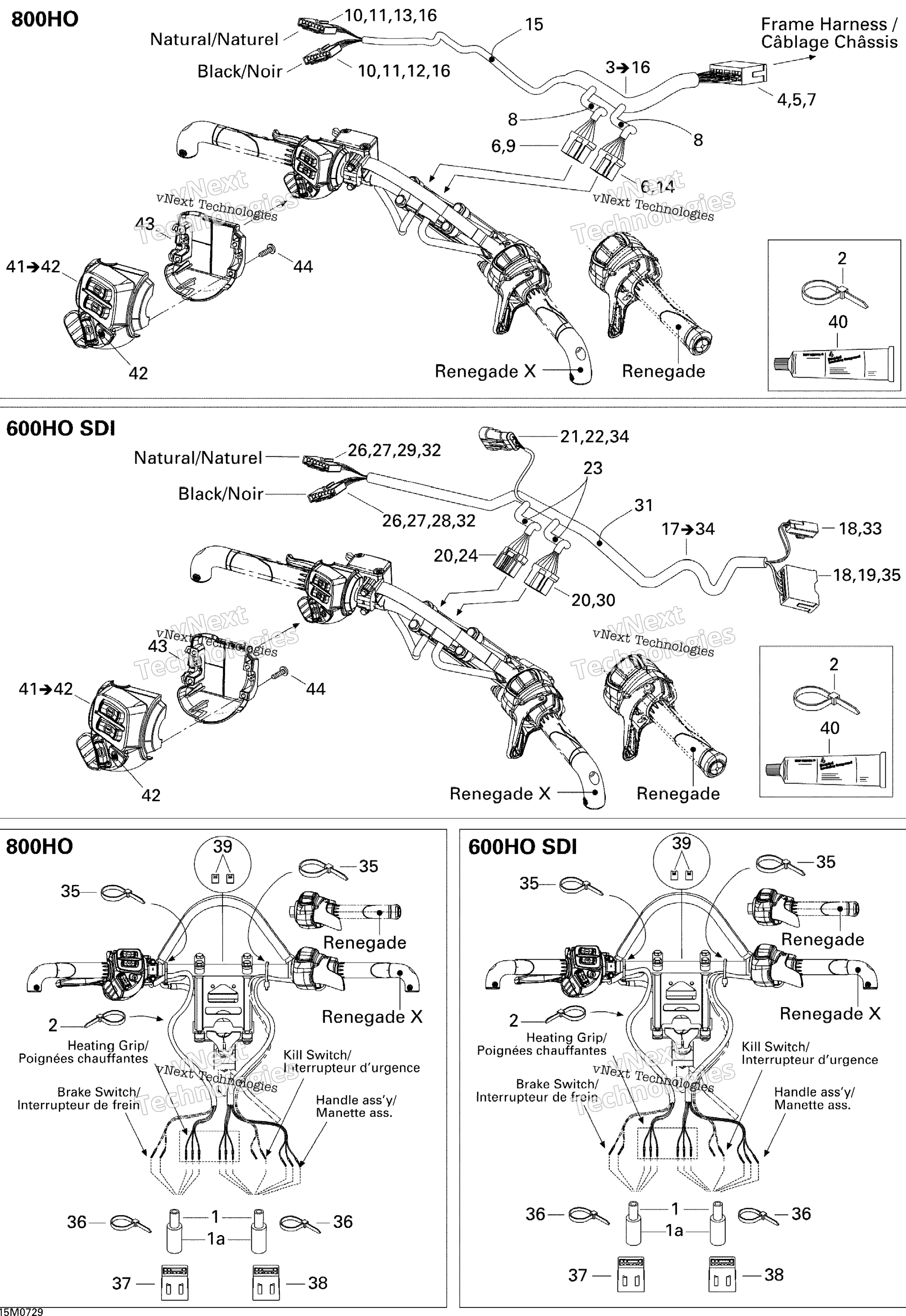 Рулевое управление Wiring Harness 800 Ho Ptek