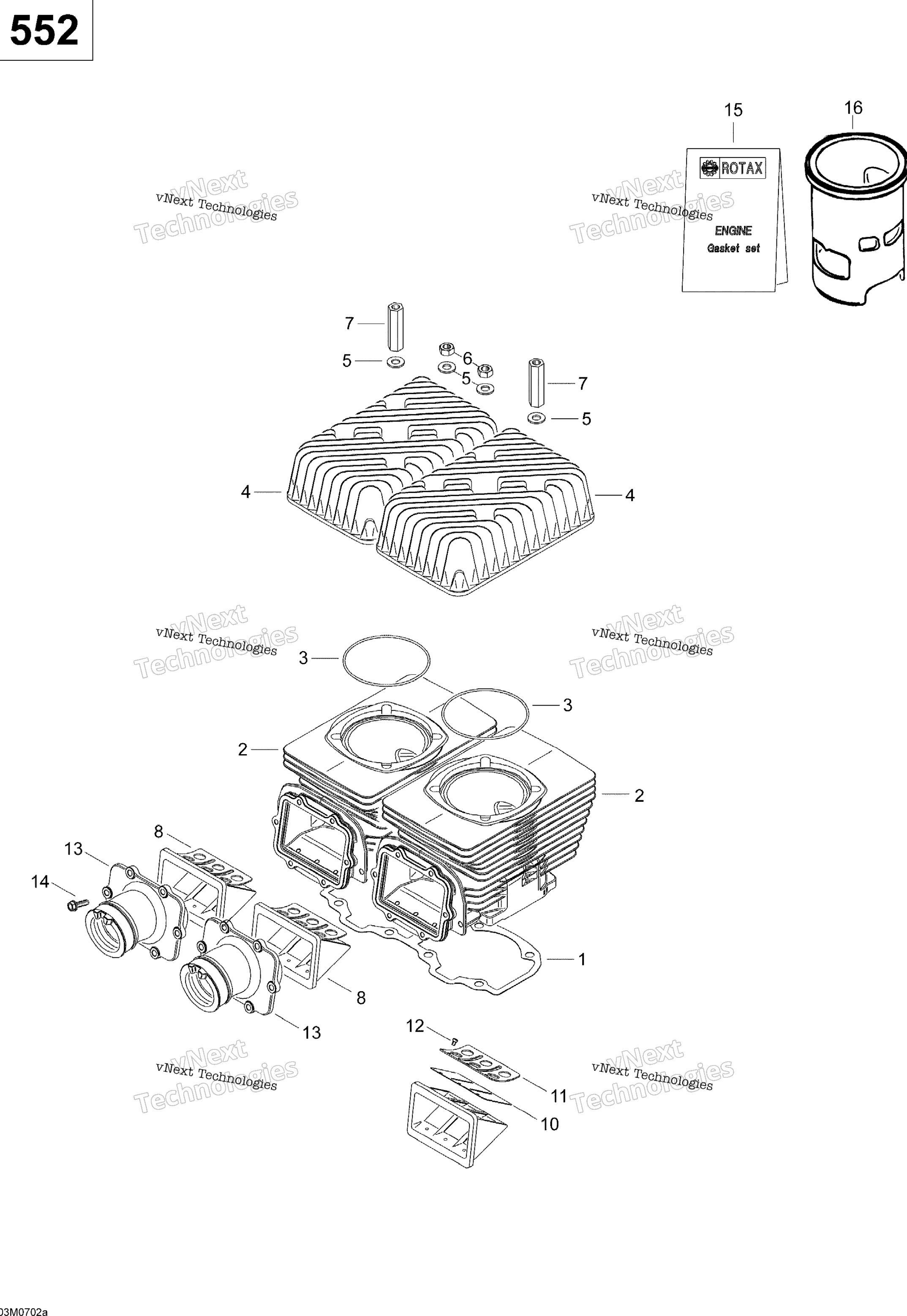 Цилиндр And Cylinder Head 550