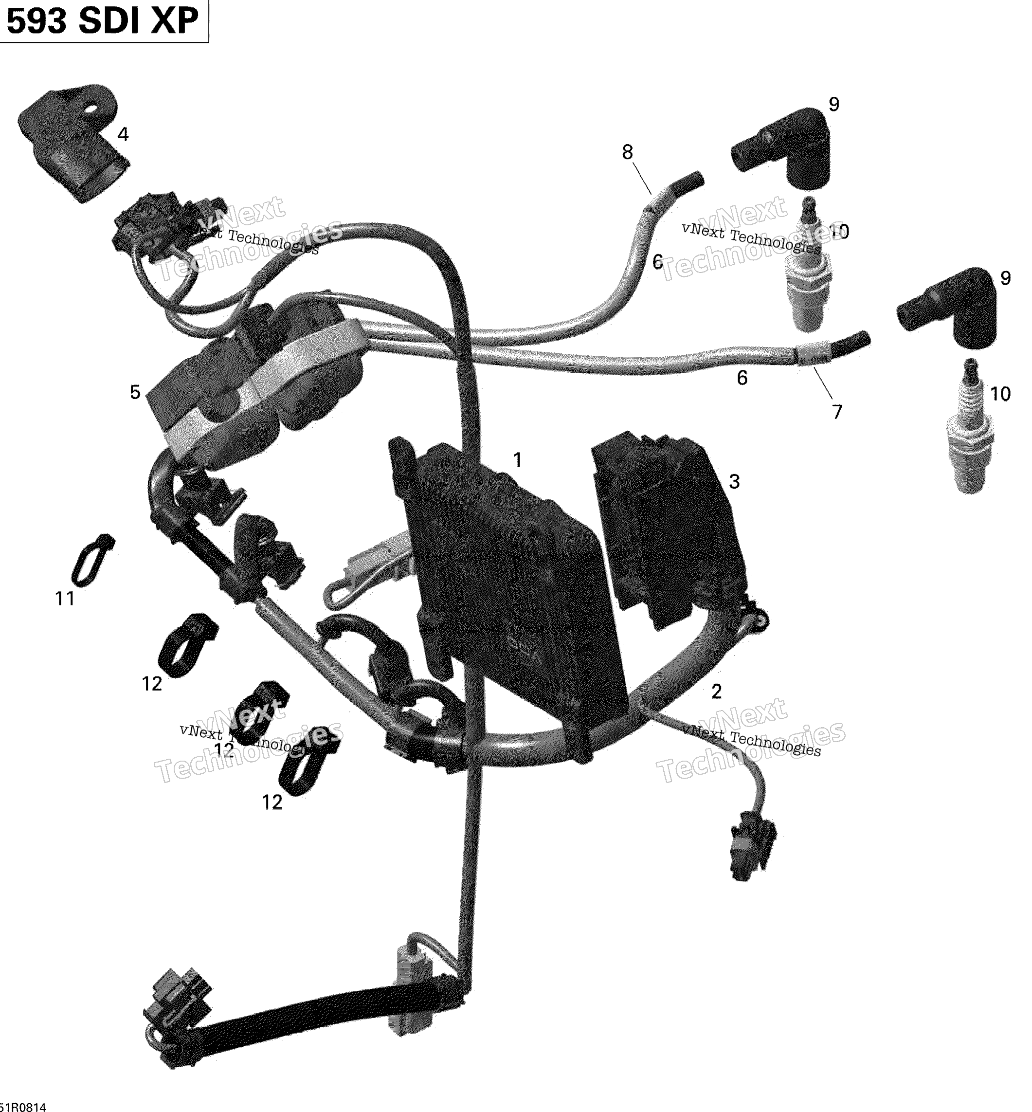 Двигатель Harness And Electronic Module