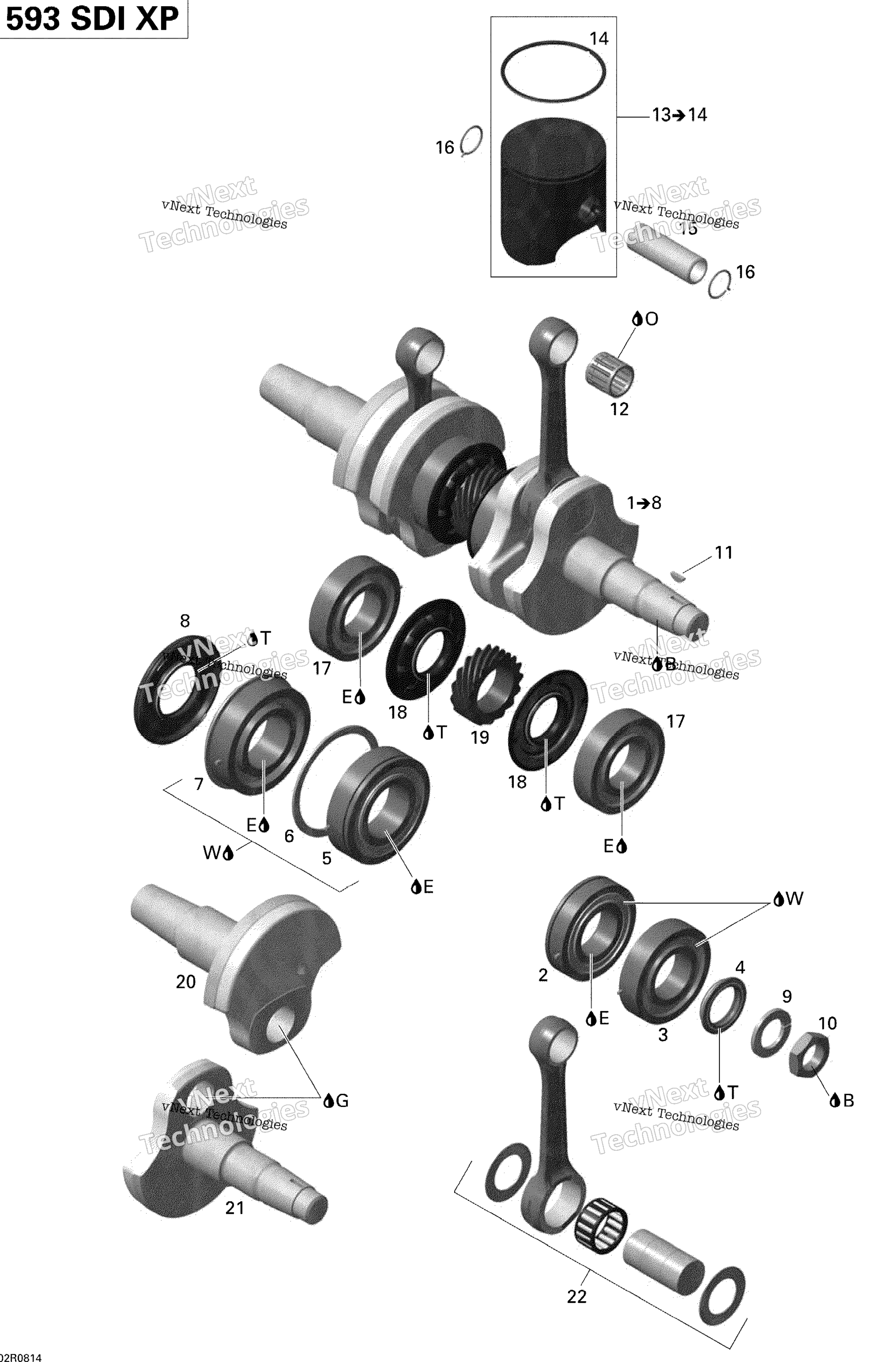 Коленчатый вал And Pistons