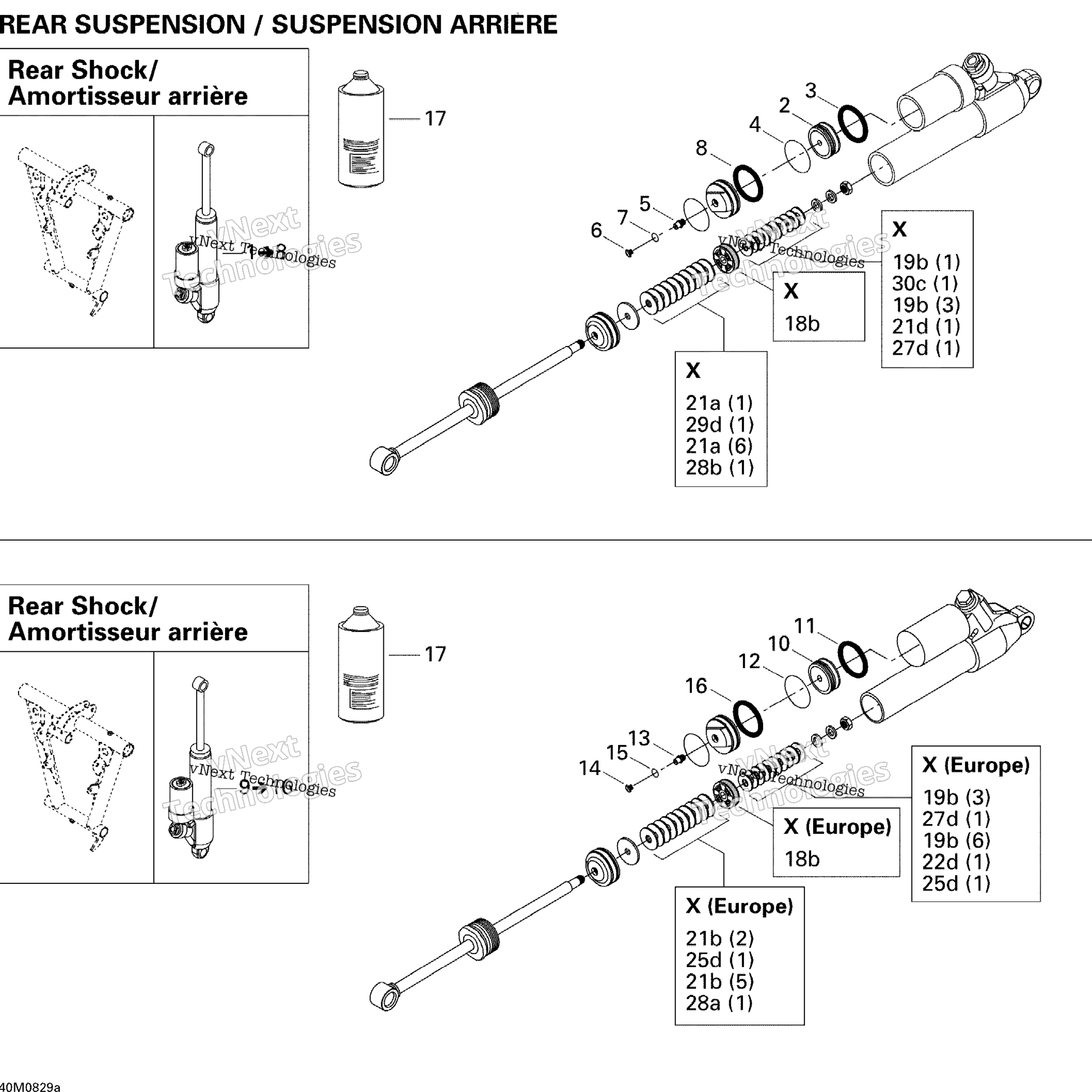 Take Apart Shock, задний 1
