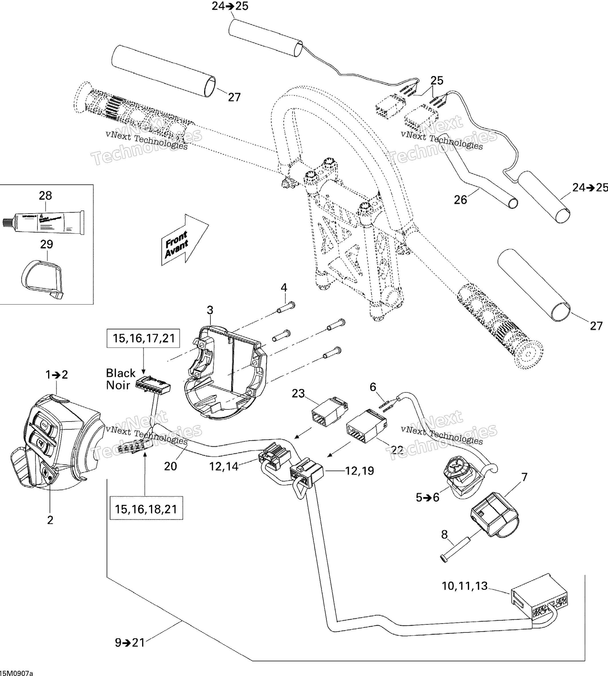 Рулевое управление Wiring Harness 800R Renegade