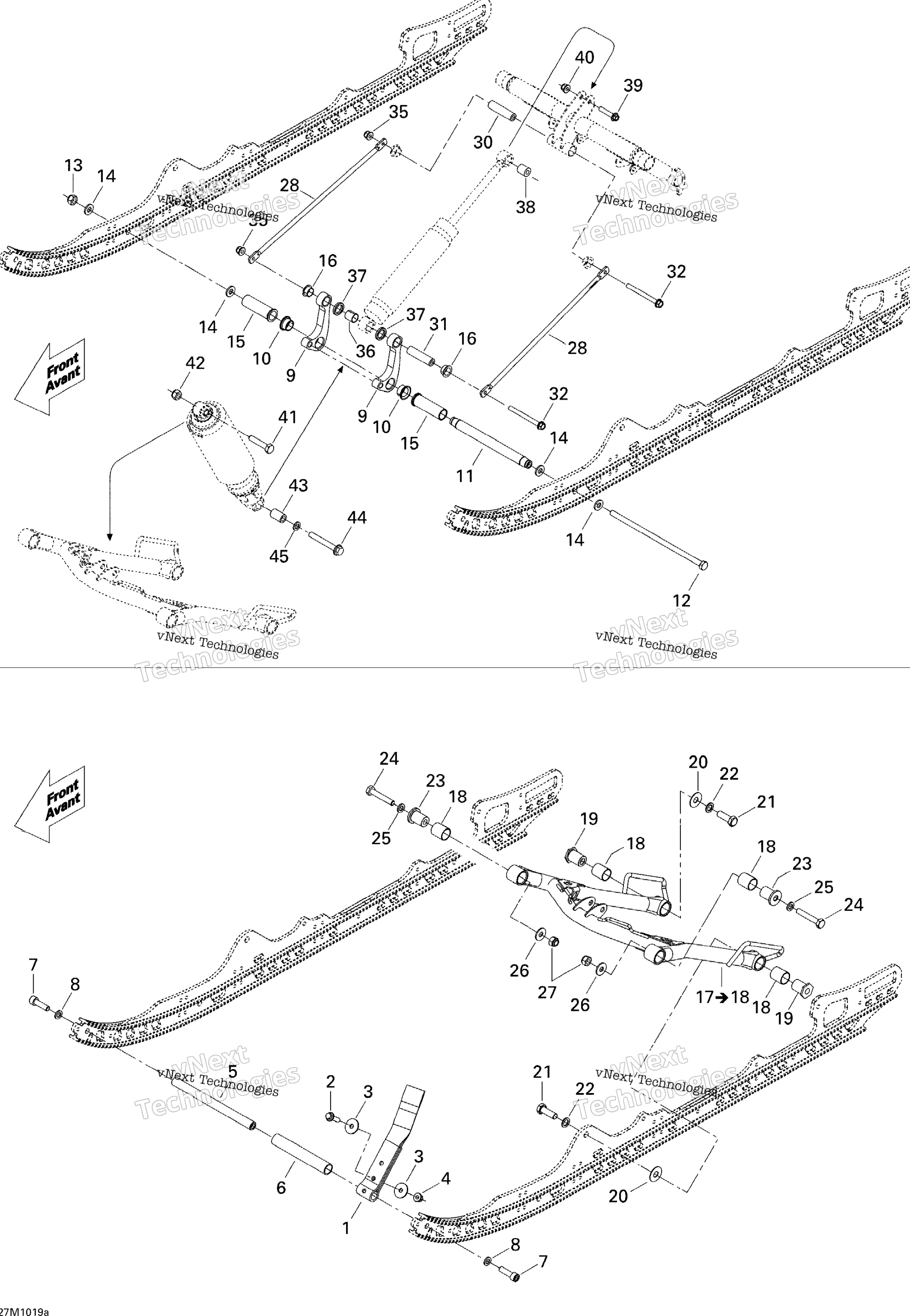 Передняя часть Arm 1, Le