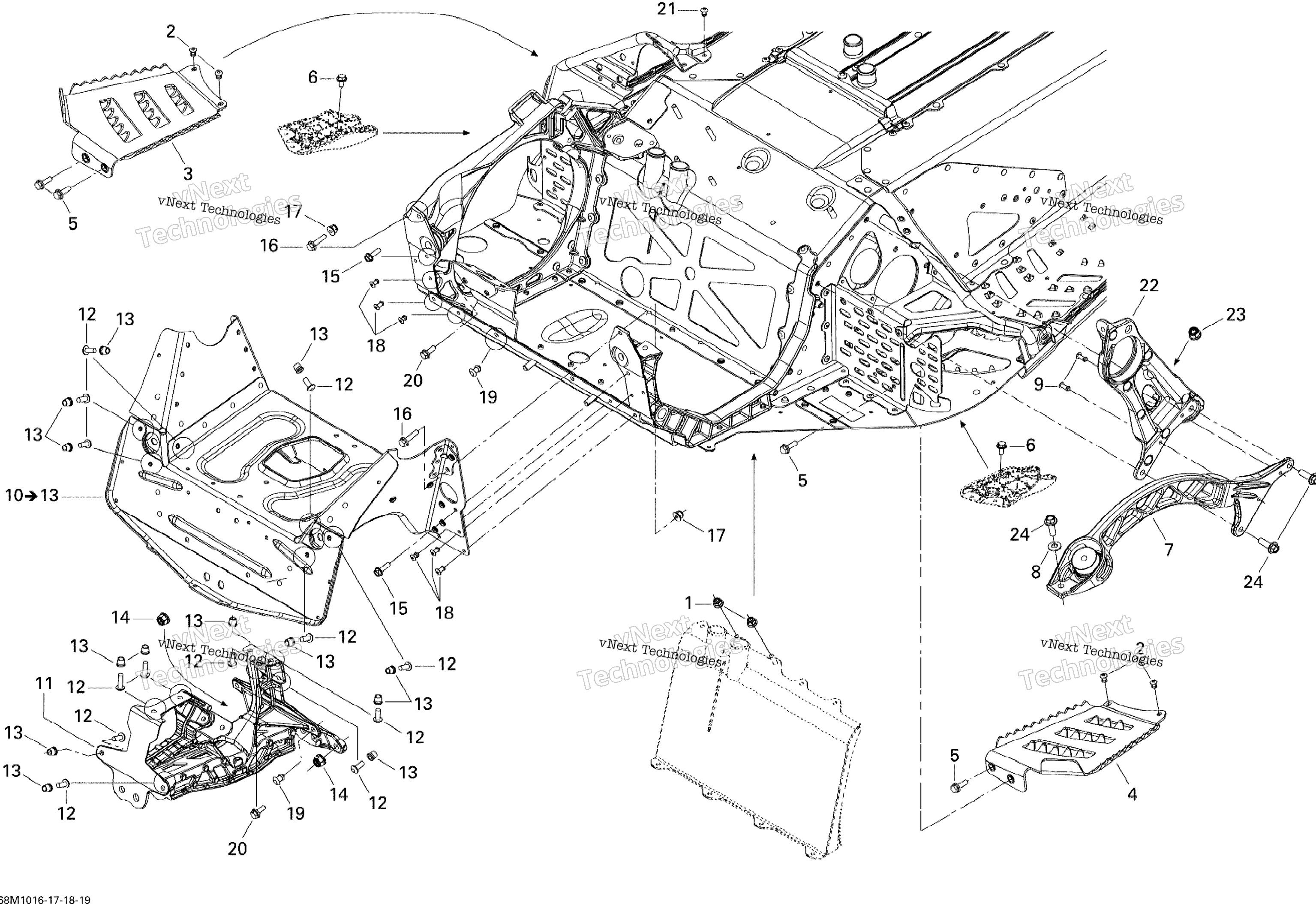 Рама And Suspension Module Se 1200