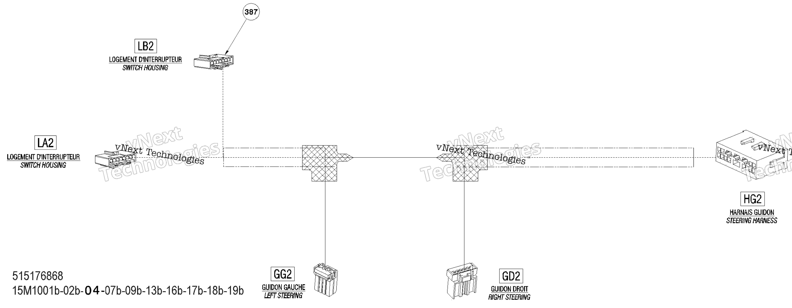 Рулевое управление Wiring Harness