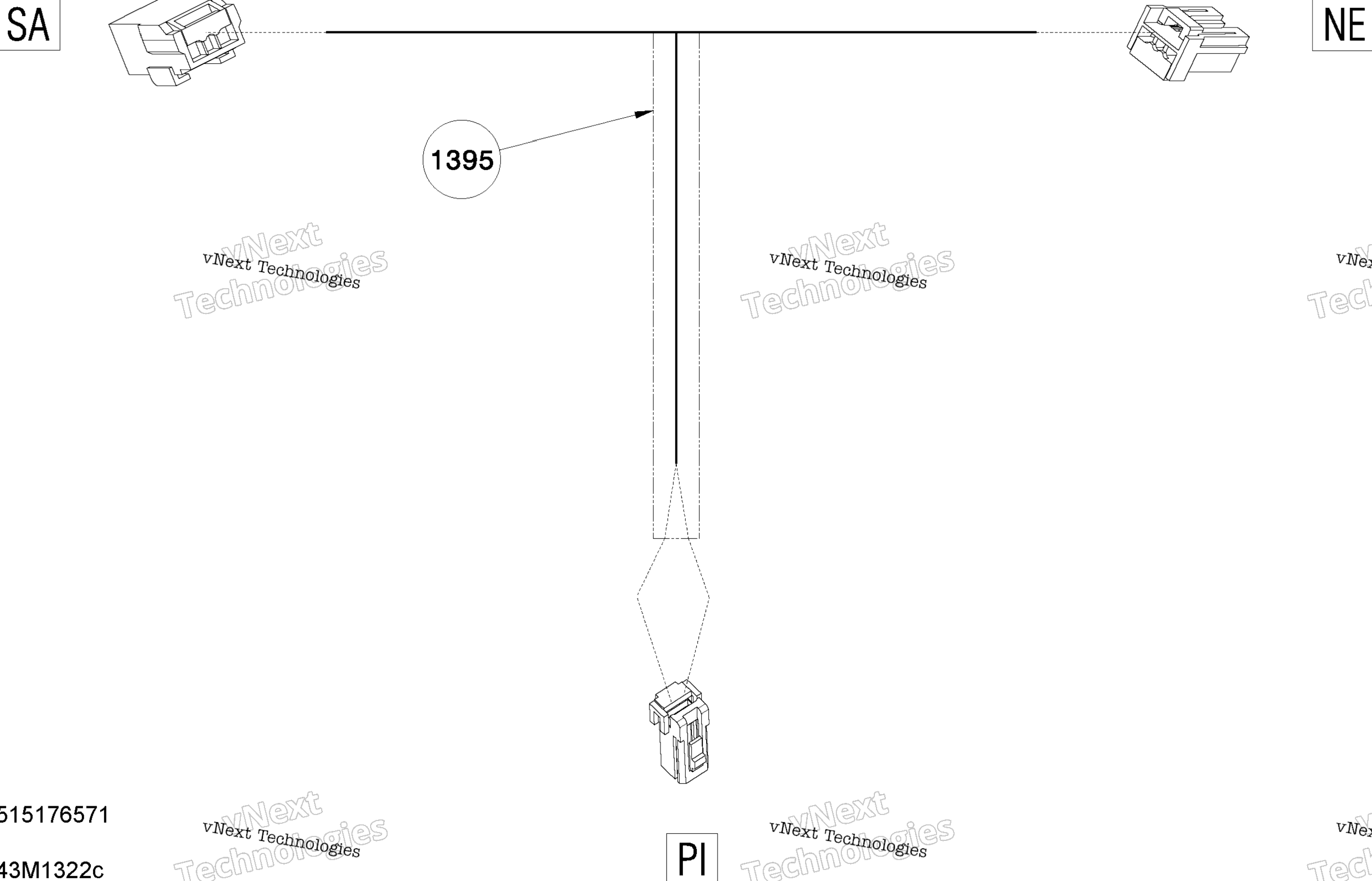 Электрооборудование Harness Rear