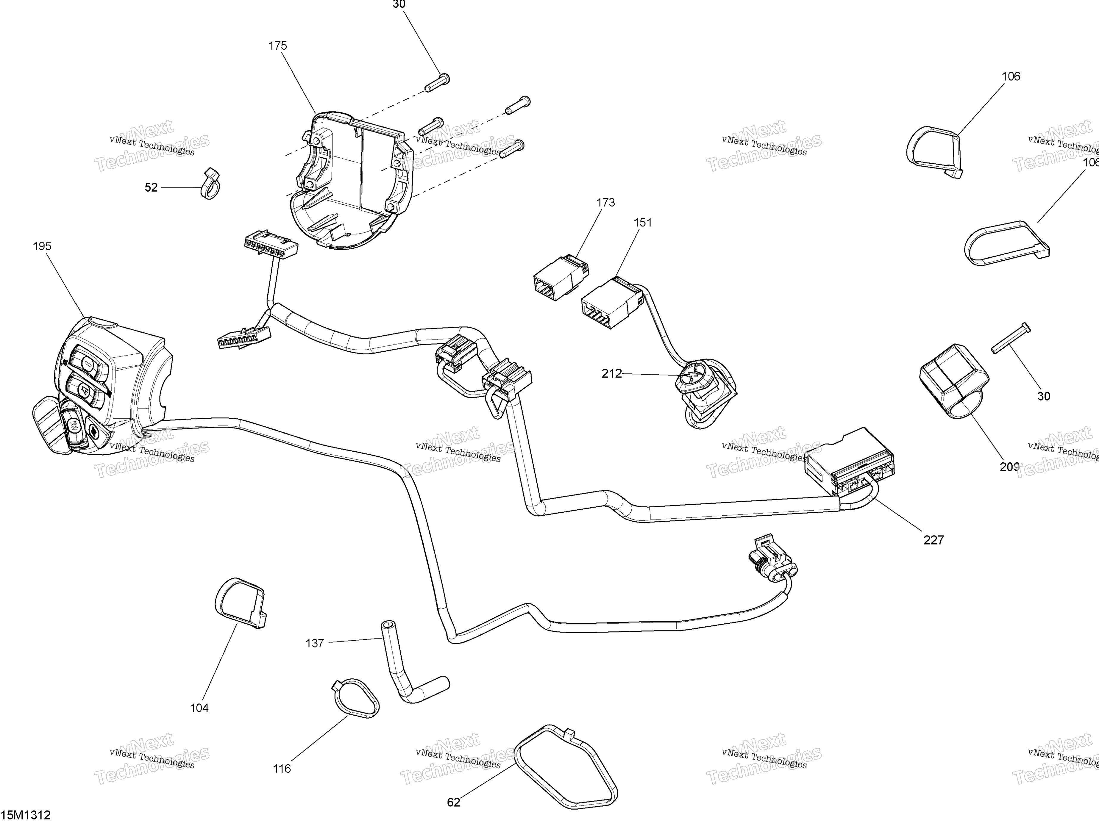 Рулевое управление Wiring Harness