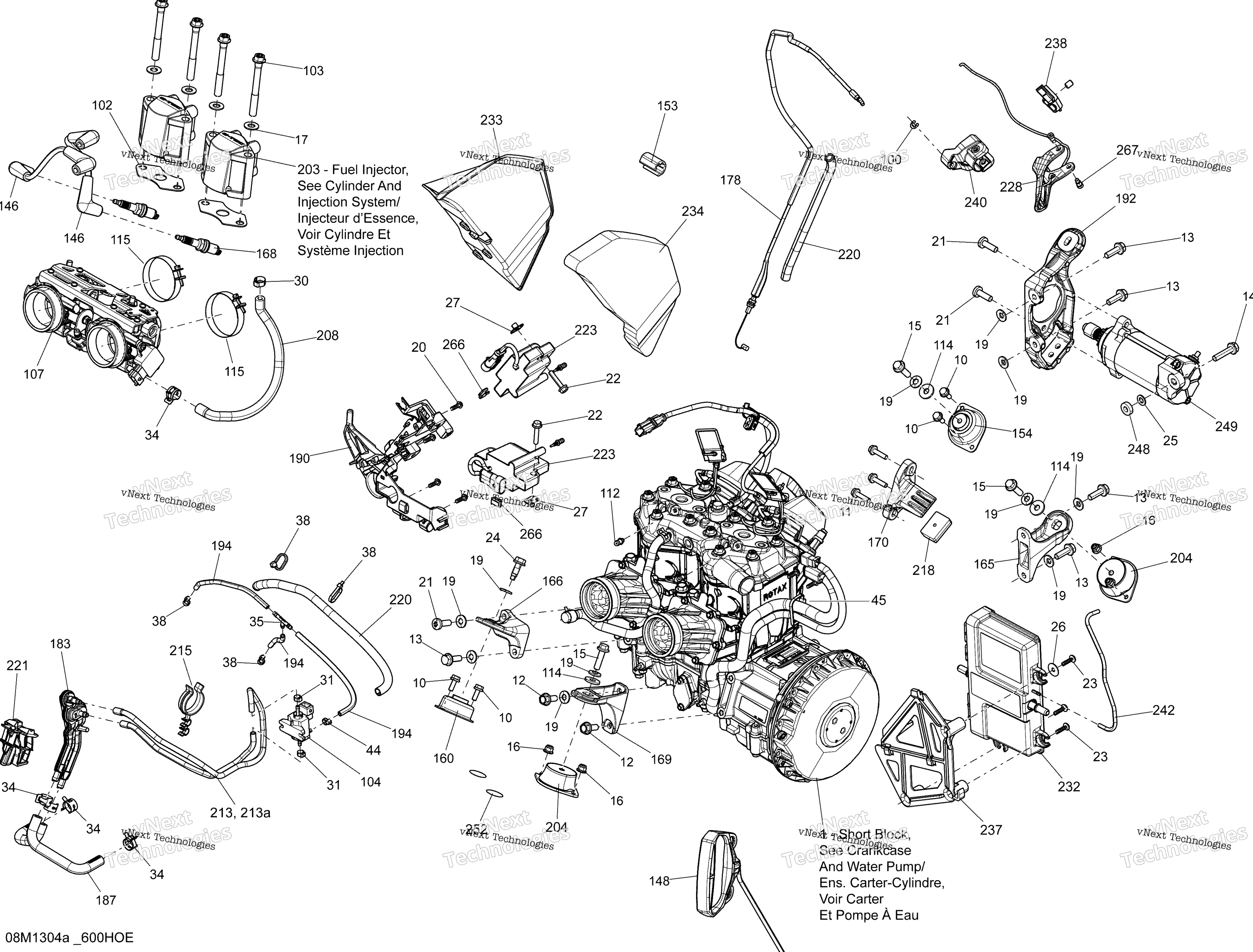 Двигатель And Engine Support 600