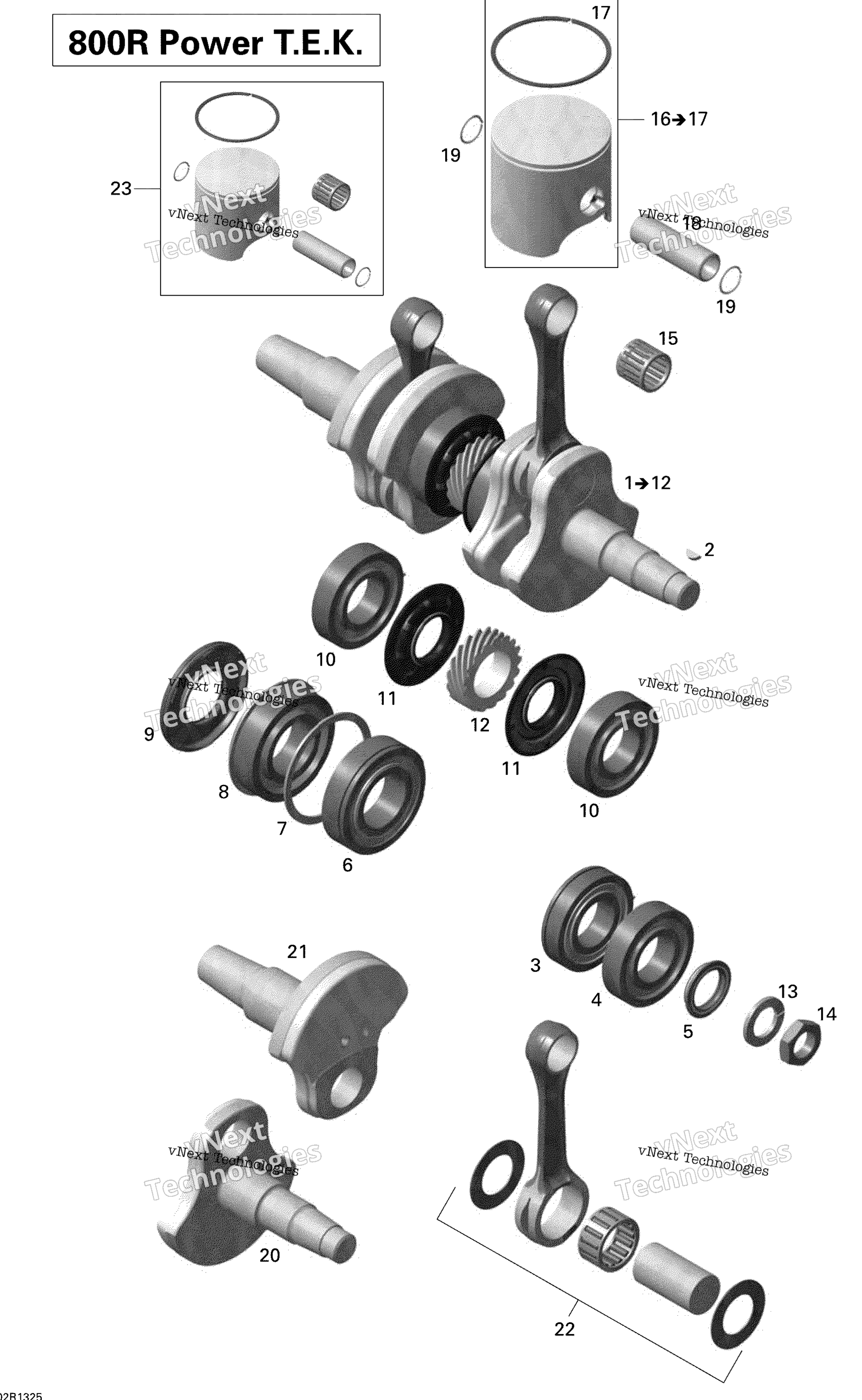 Коленчатый вал And Pistons