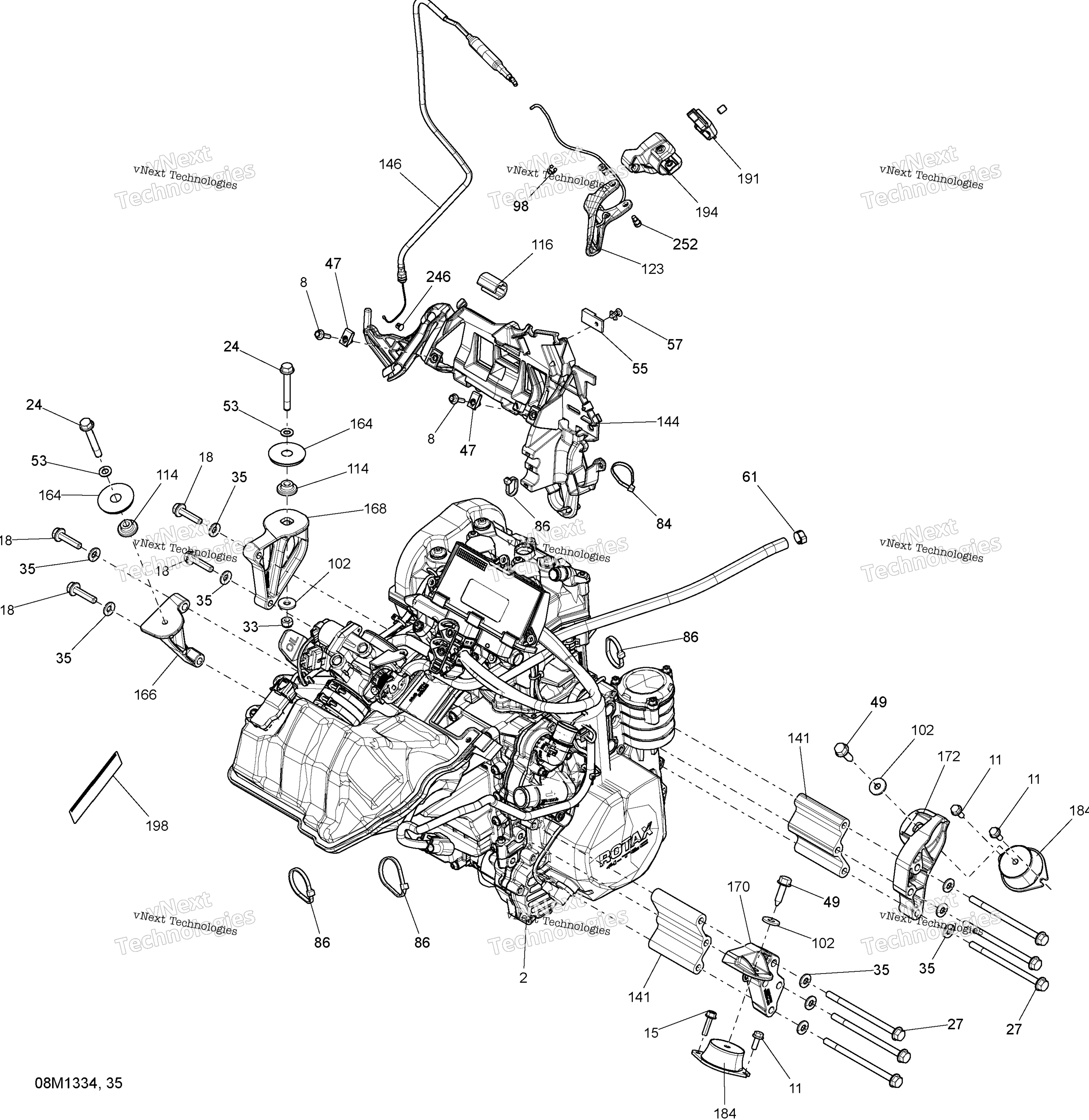 Двигатель And Engine Support