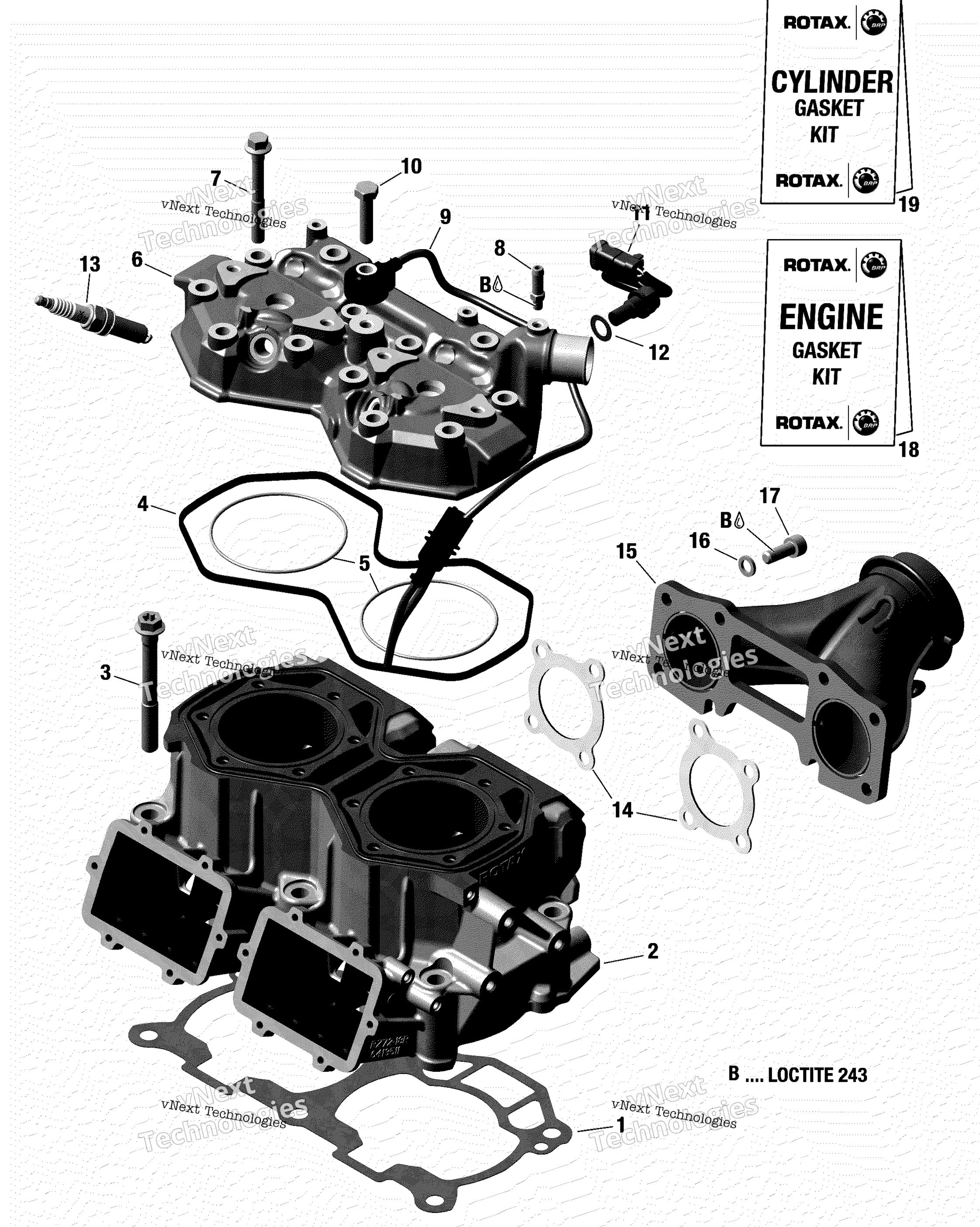 Цилиндр And Cylinder Head North America