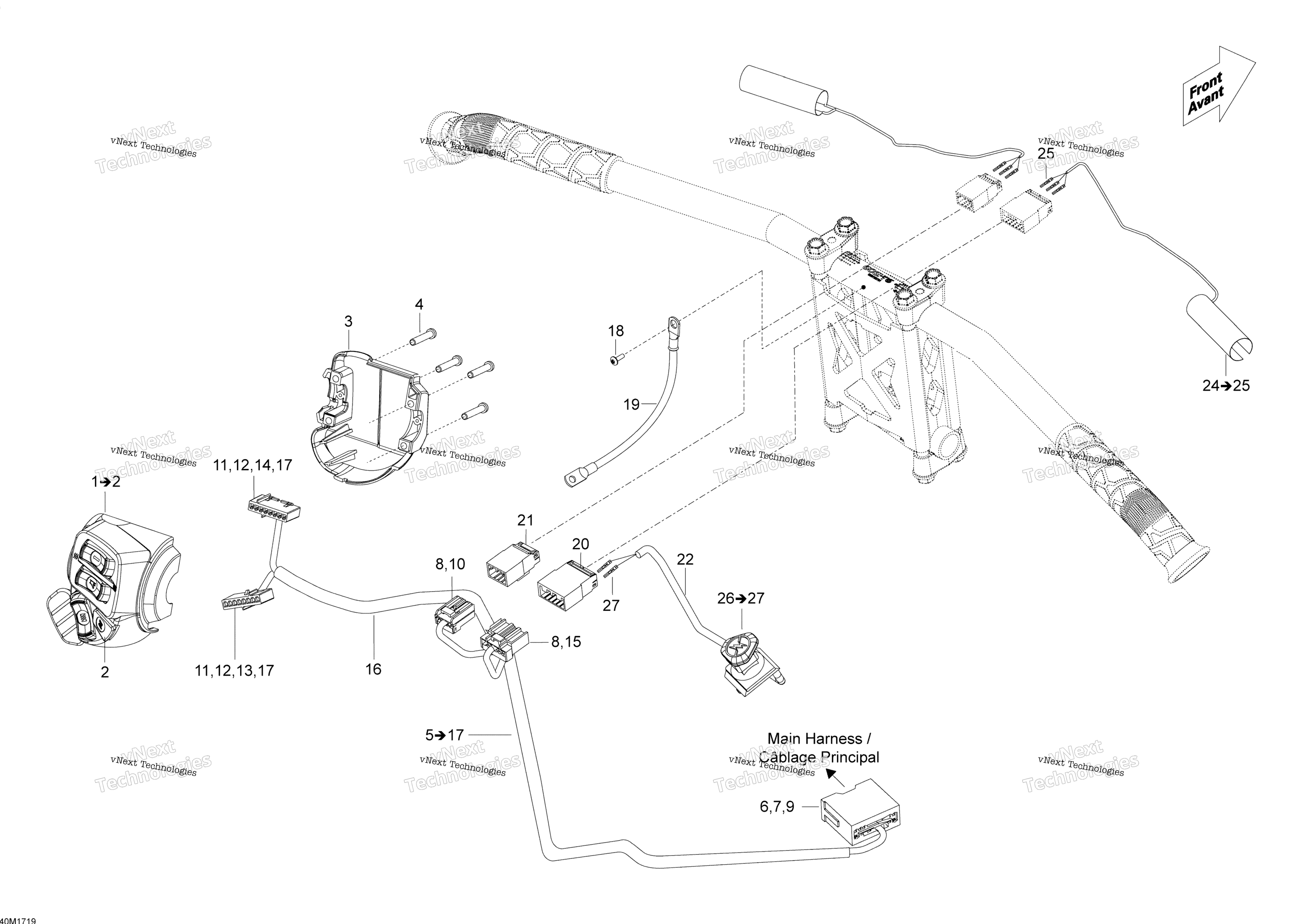 Рулевое управление Wiring Harness 2018