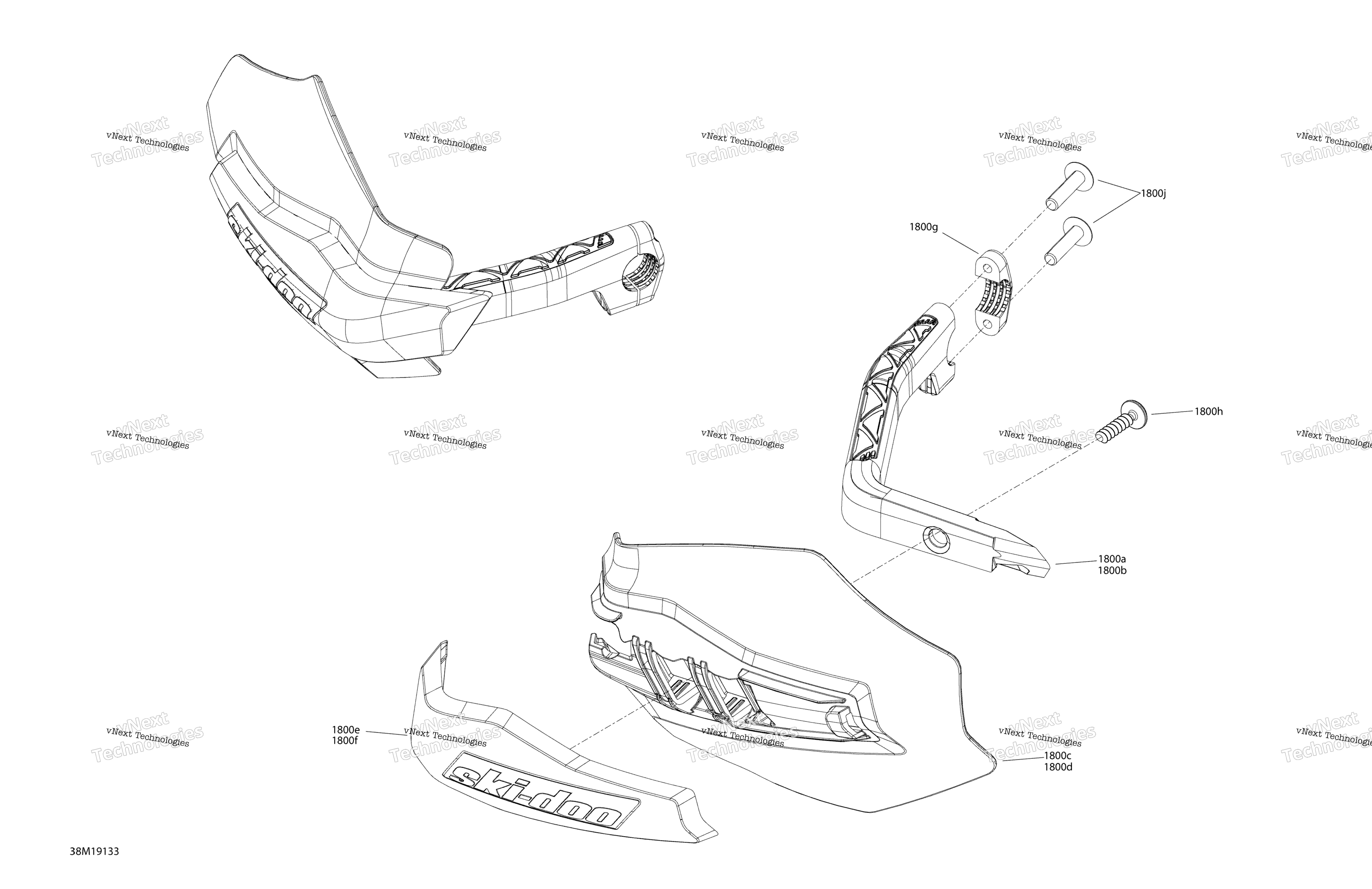 Hood 600 Racing Северная Америка Hand Protector