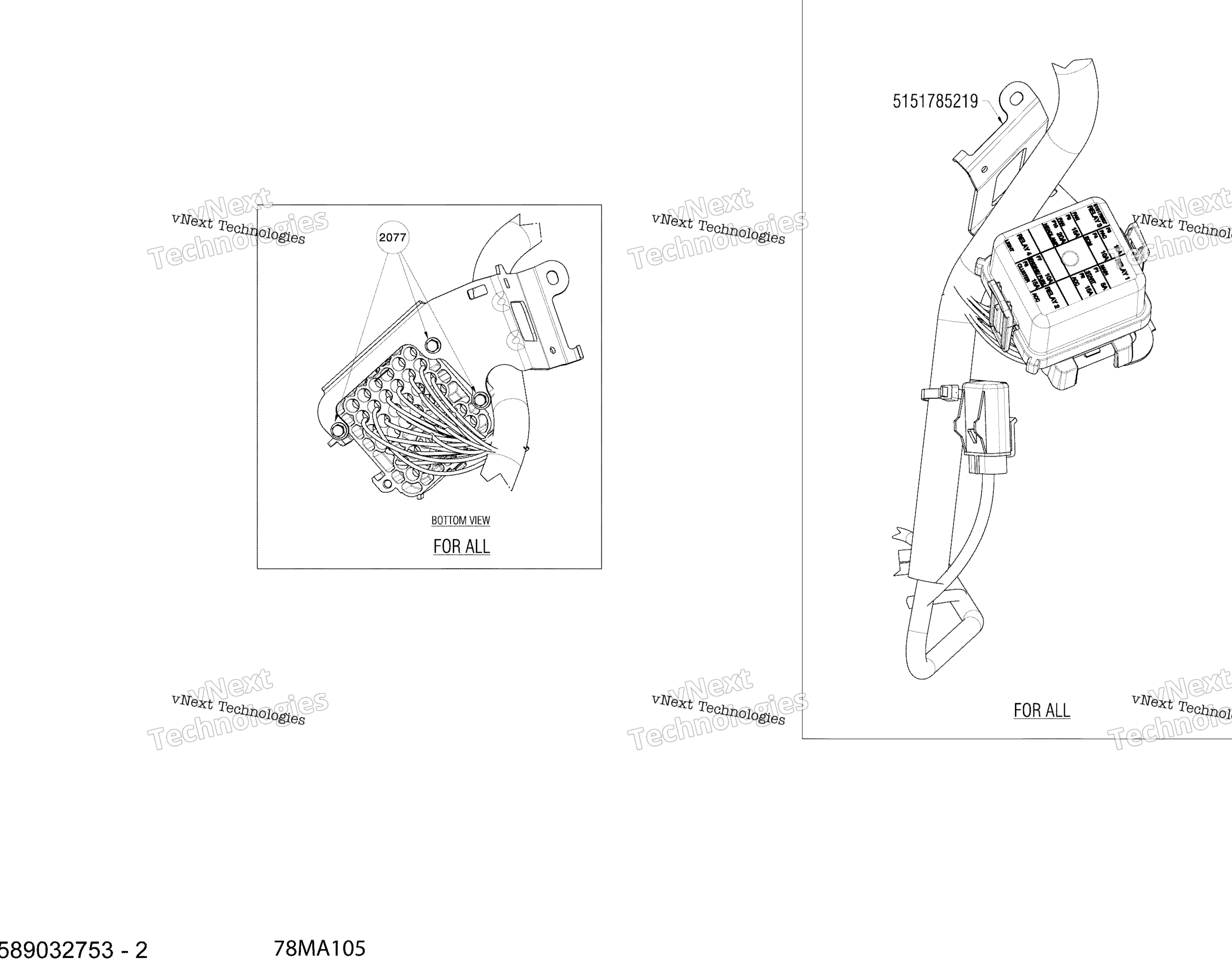 Электрооборудование - Main Harness - 515178732 - Part 2
