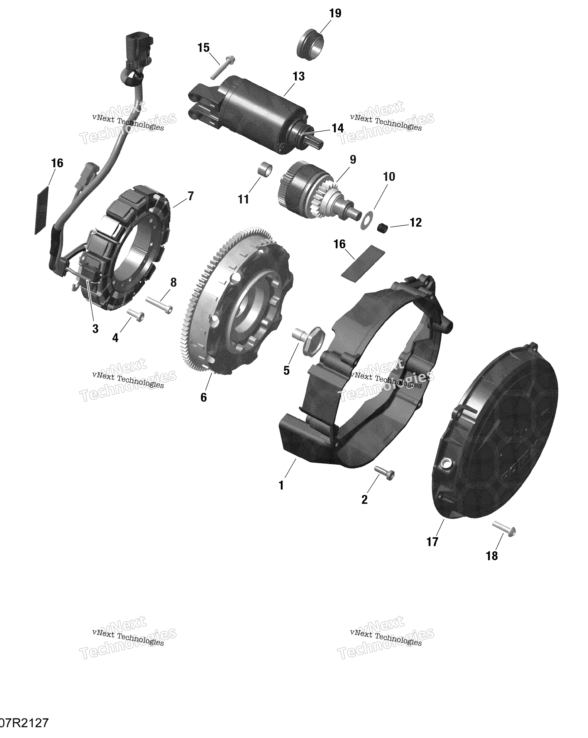 Rotax Magneto Manual и Electric Start