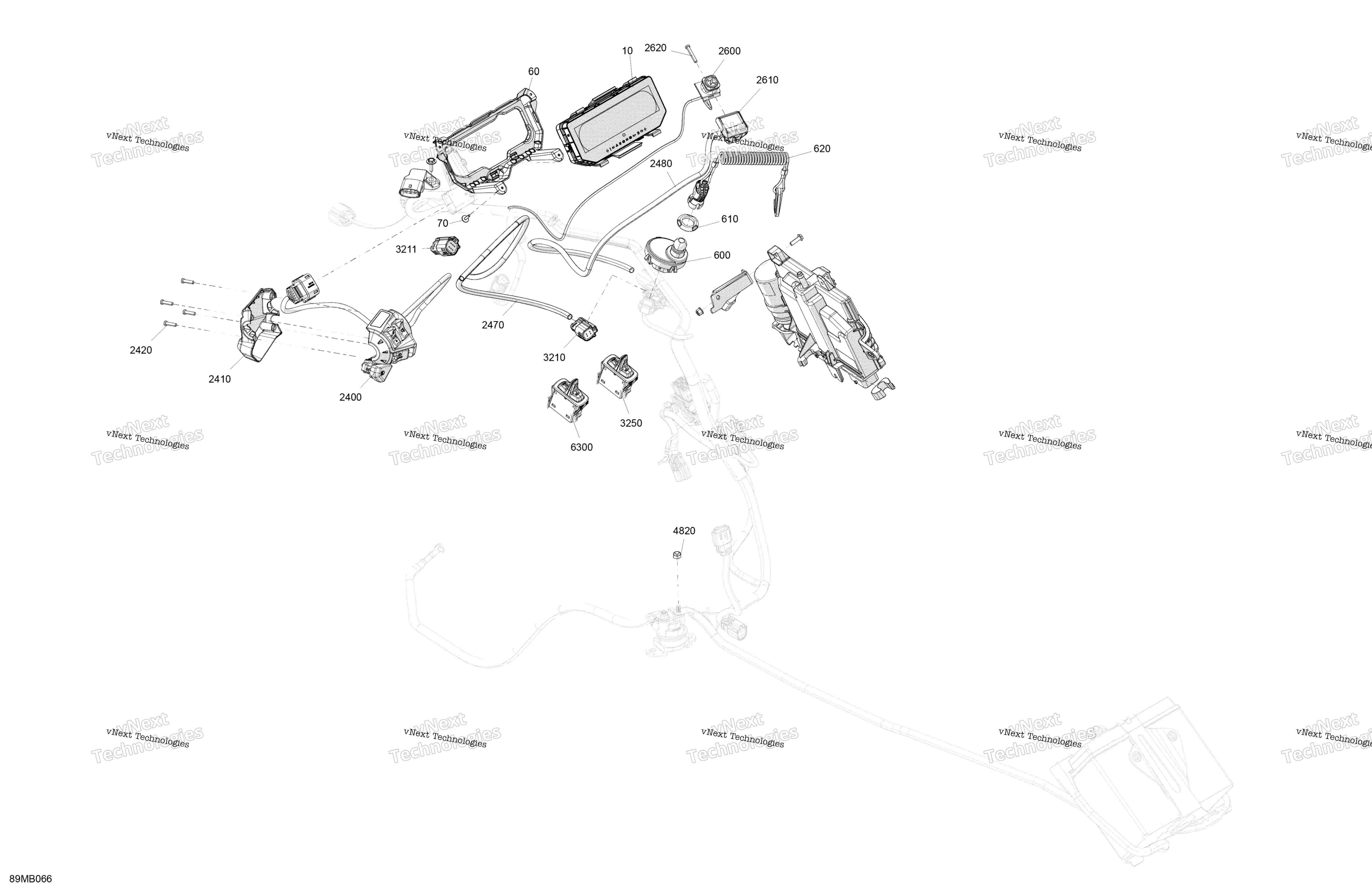 Электрооборудование - Upper Section - Vip Medium