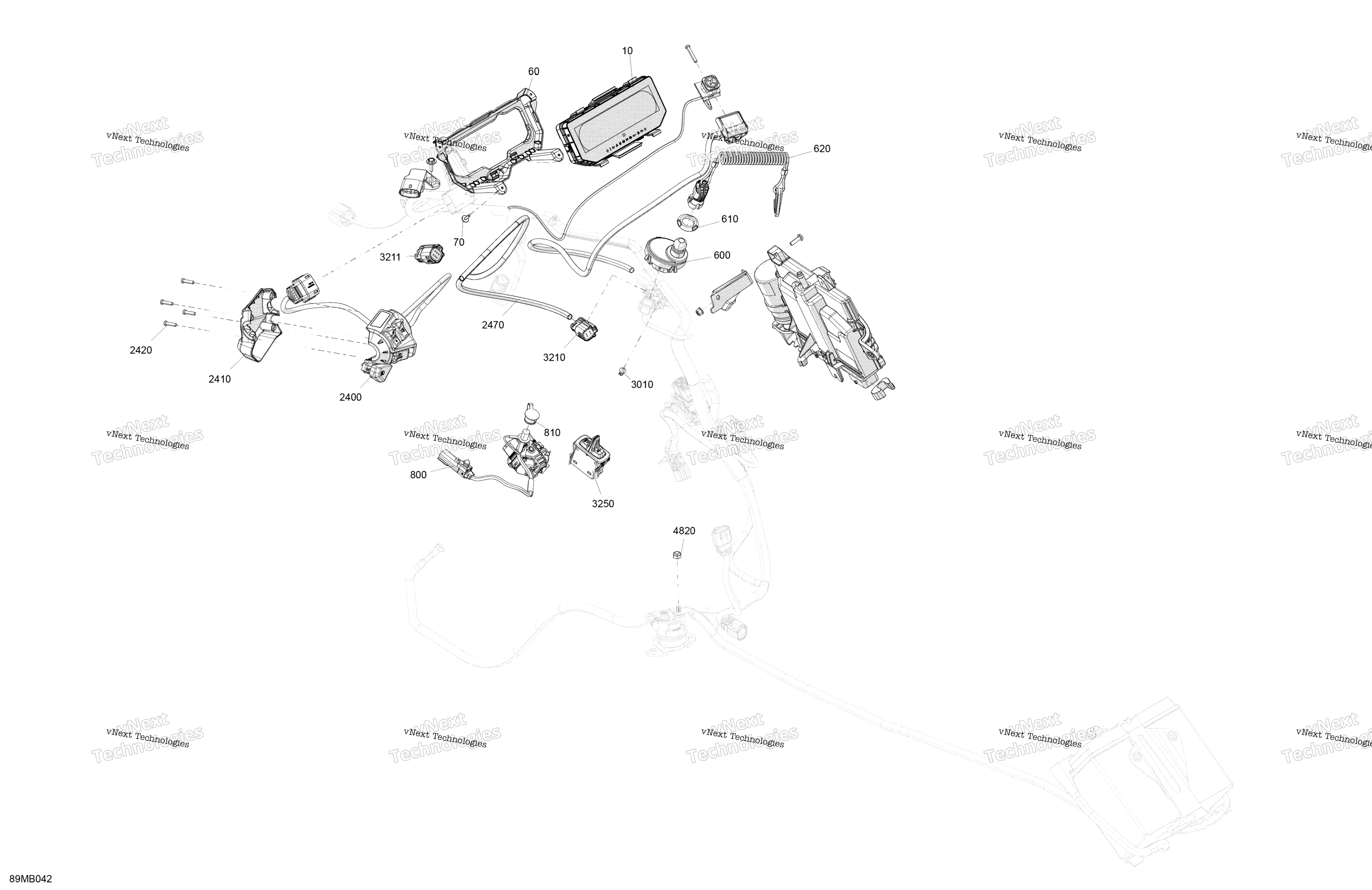 Электрооборудование - Upper Section - Vip Medium