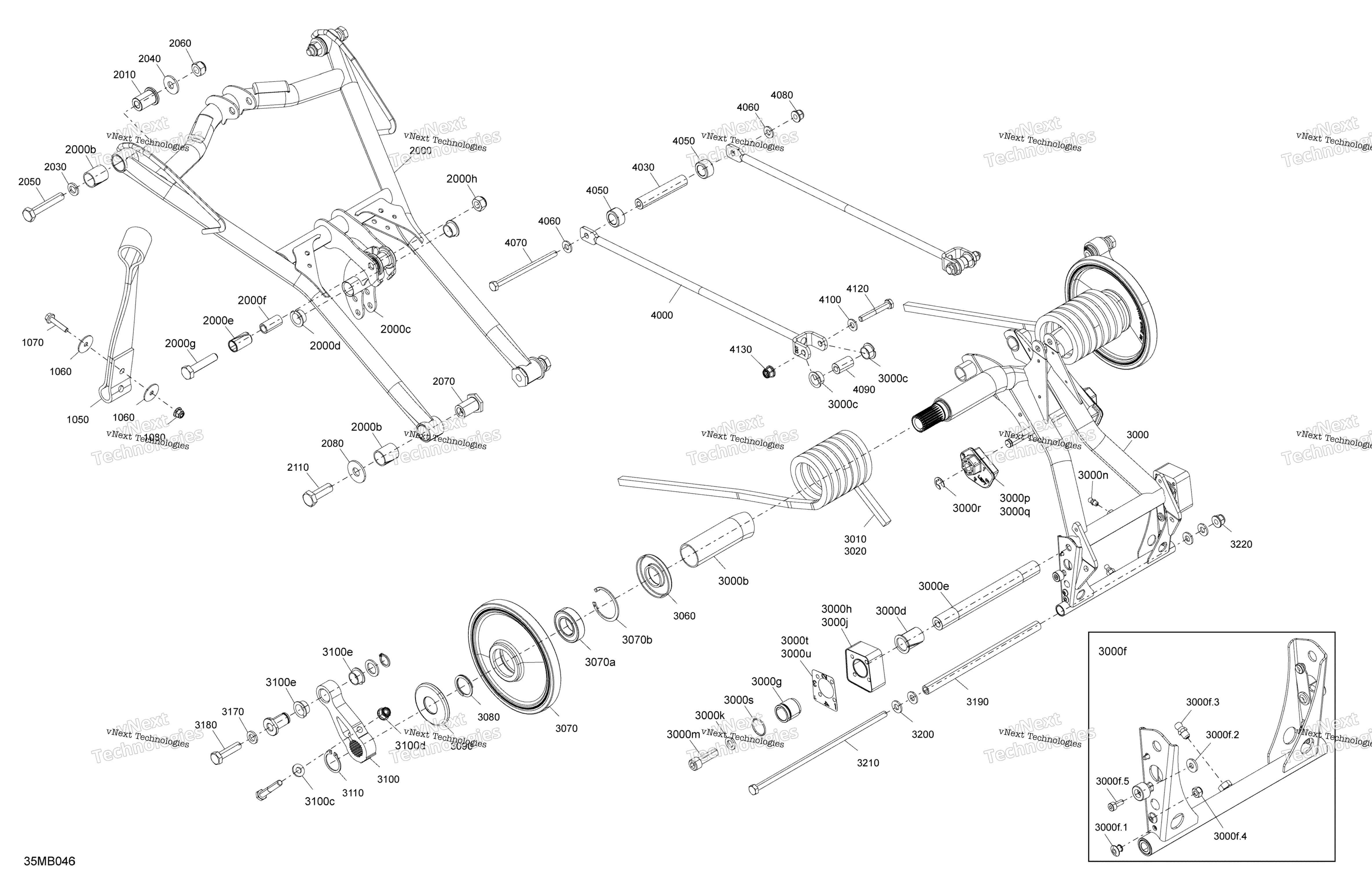 Подвеска - Rear - Upper Section