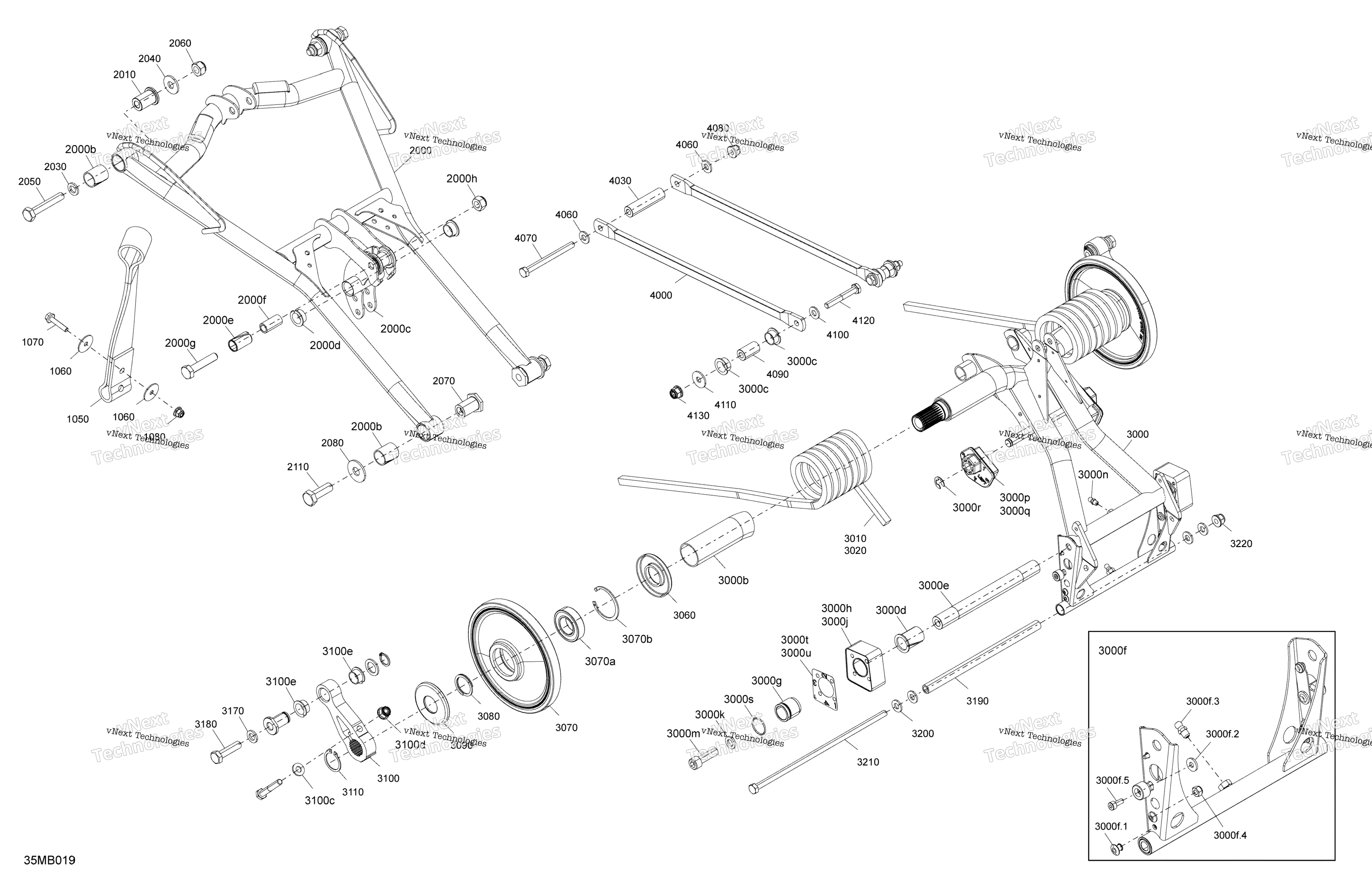 Подвеска - Rear - Upper Section