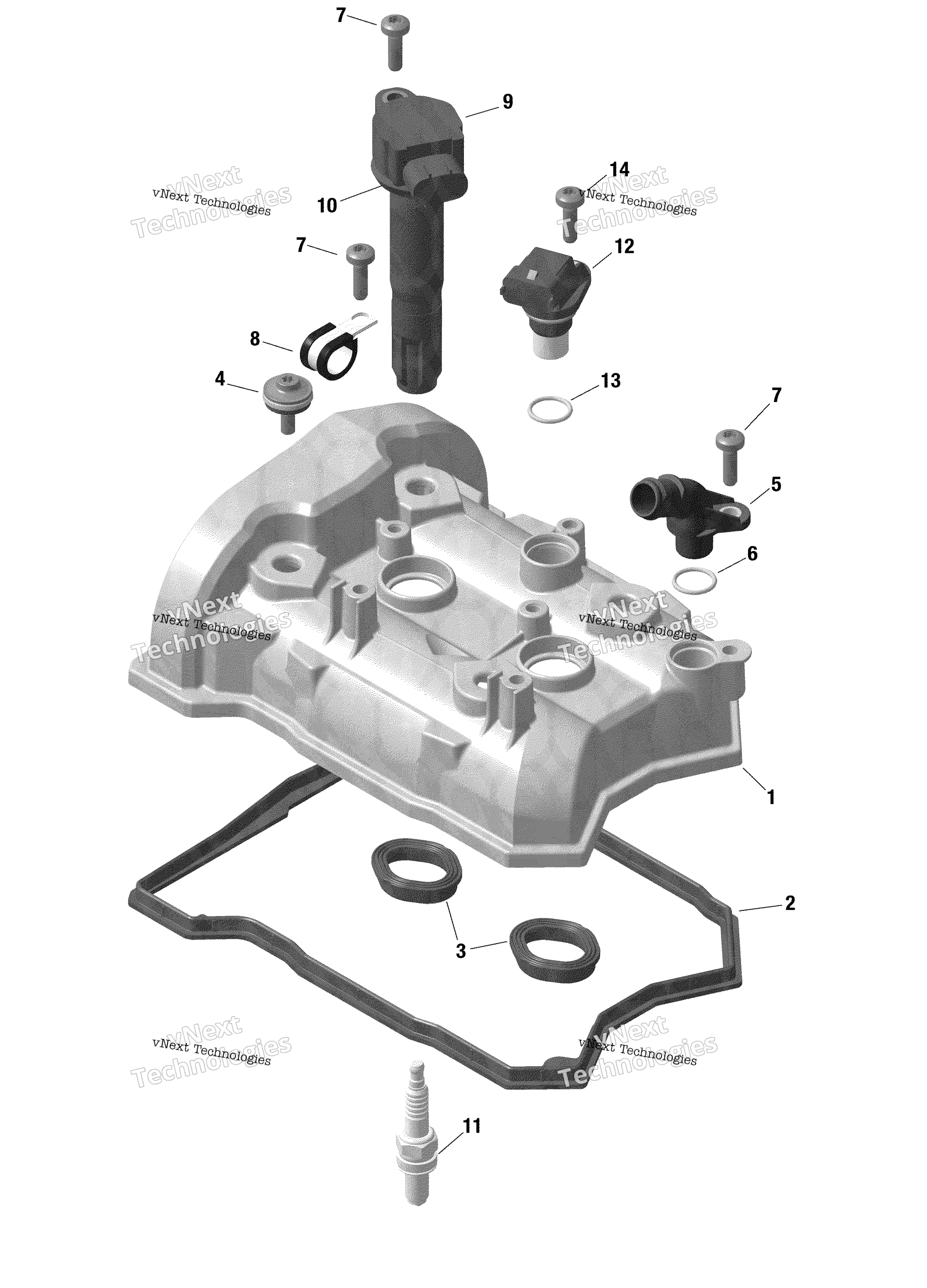 Rotax клапан крышка