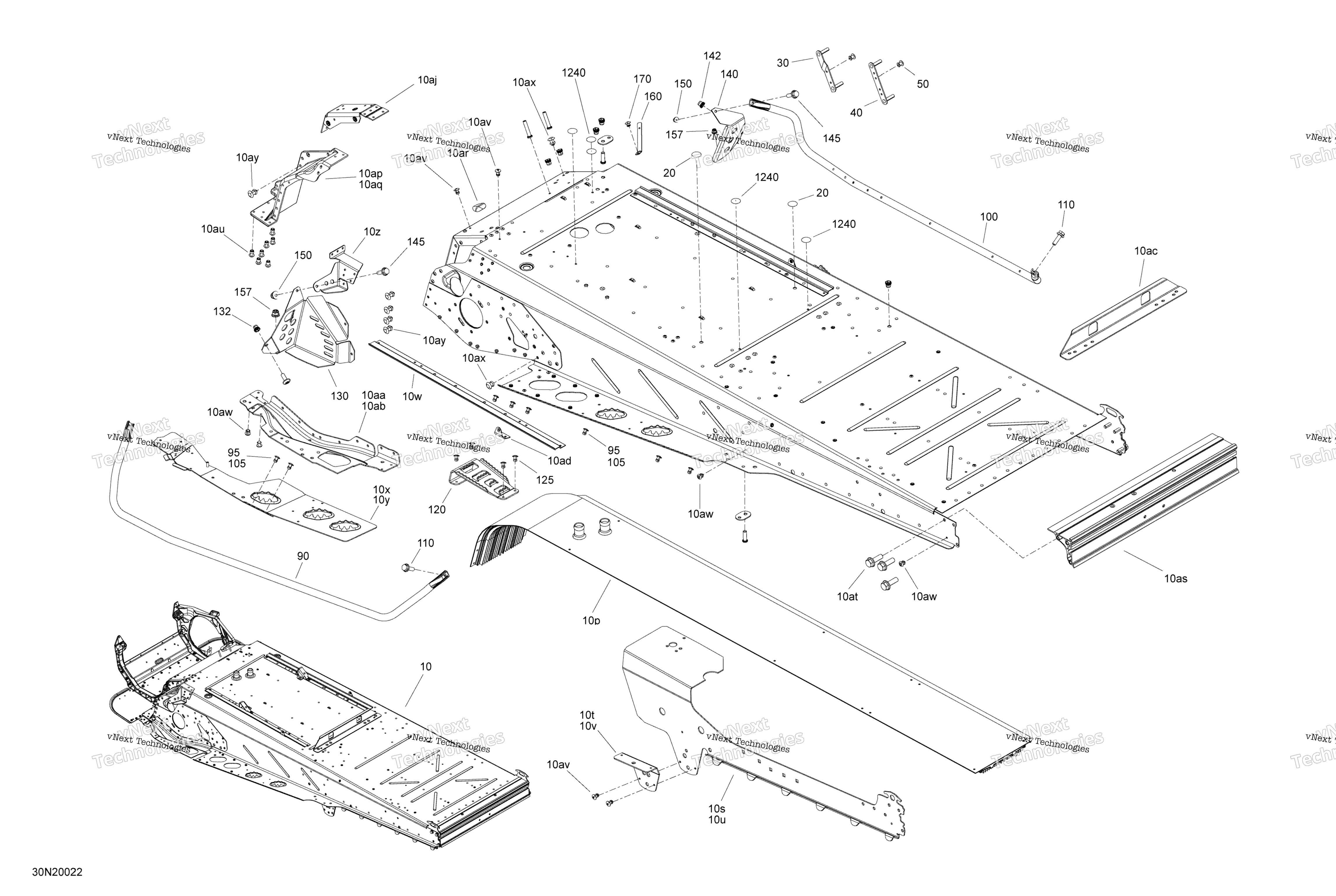 Рама - System - Rear Section