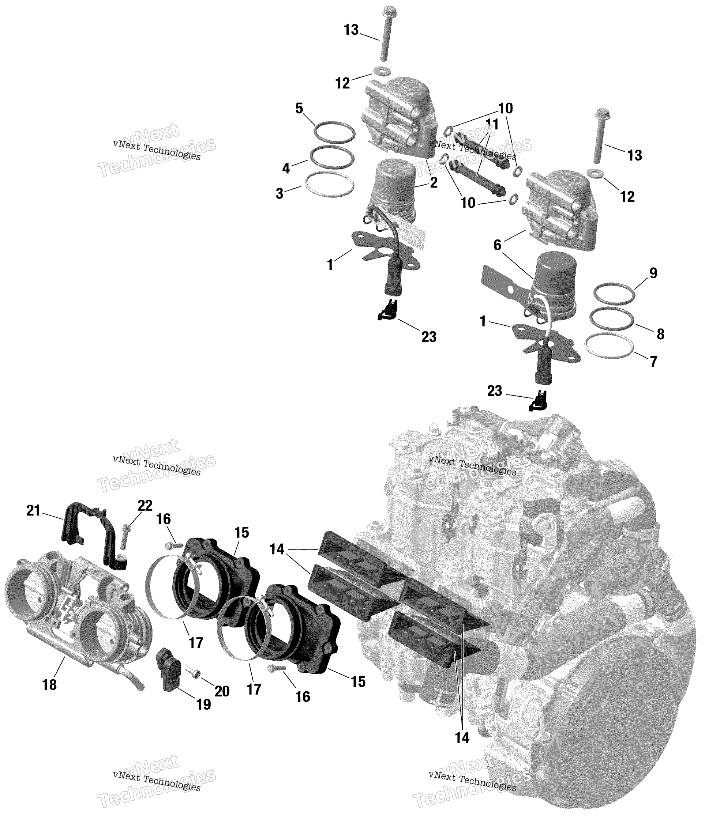 Двигатель - Efi - 600R E-Etec