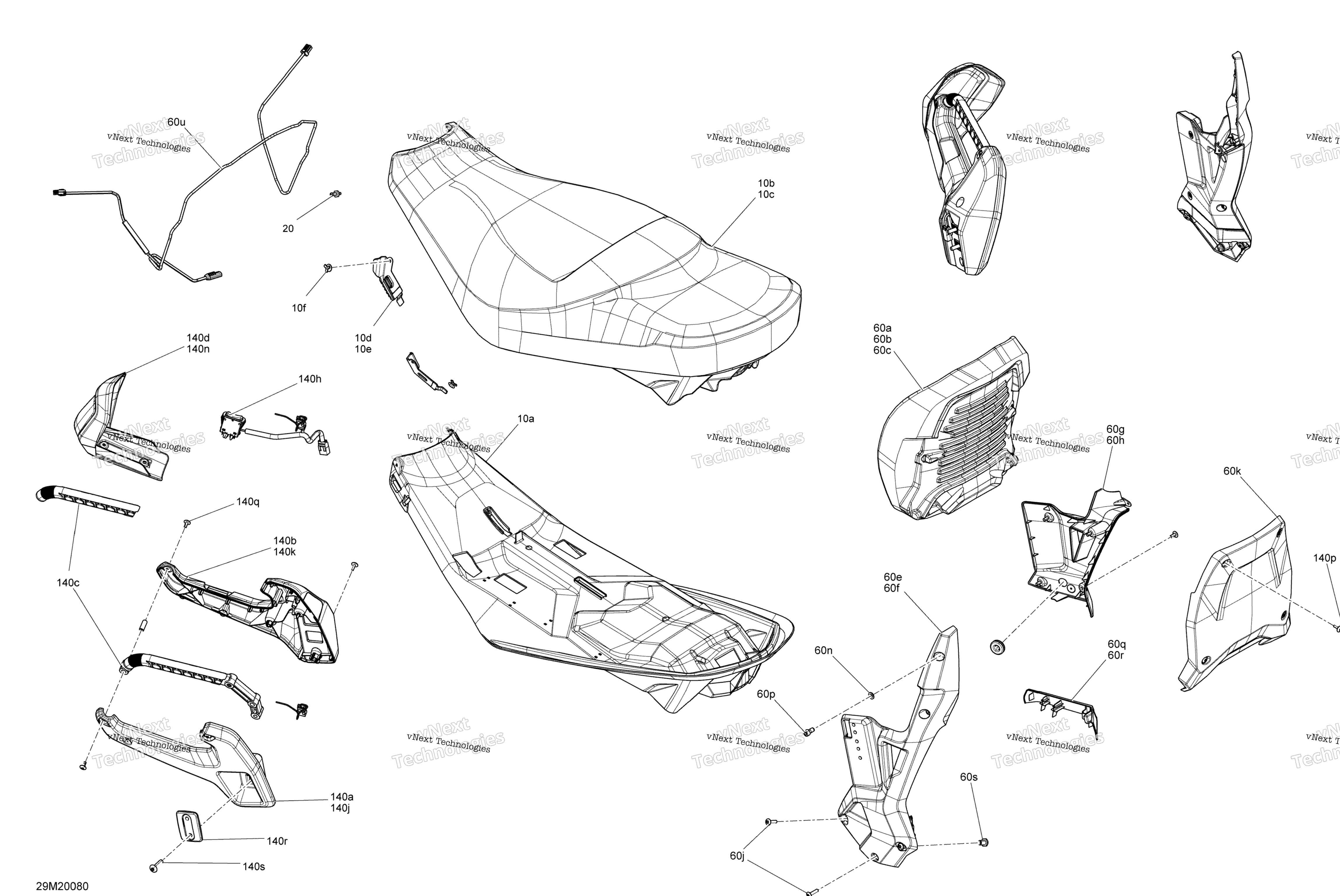 сиденье Main Section Sport
