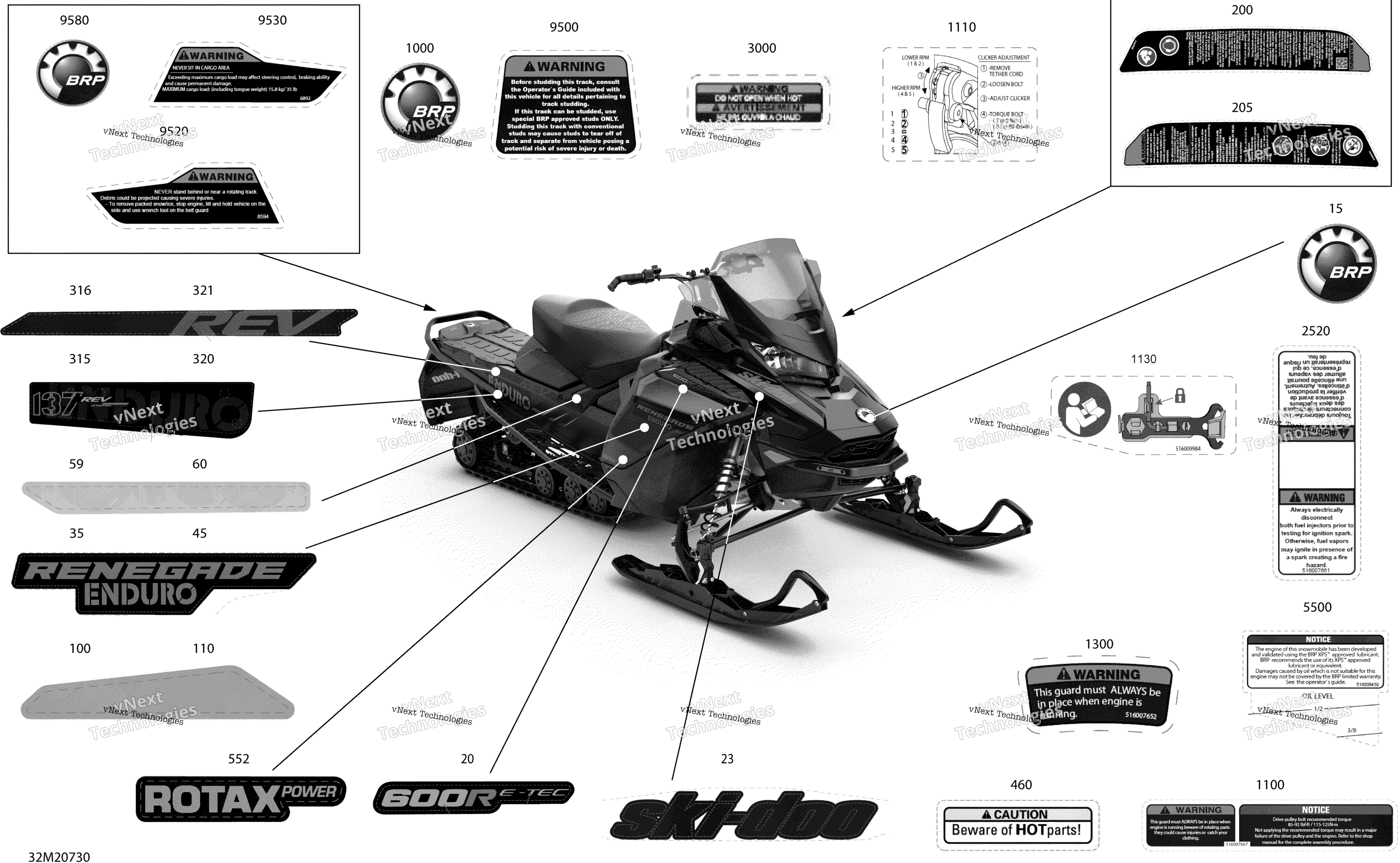 кузов наклейки Enduro