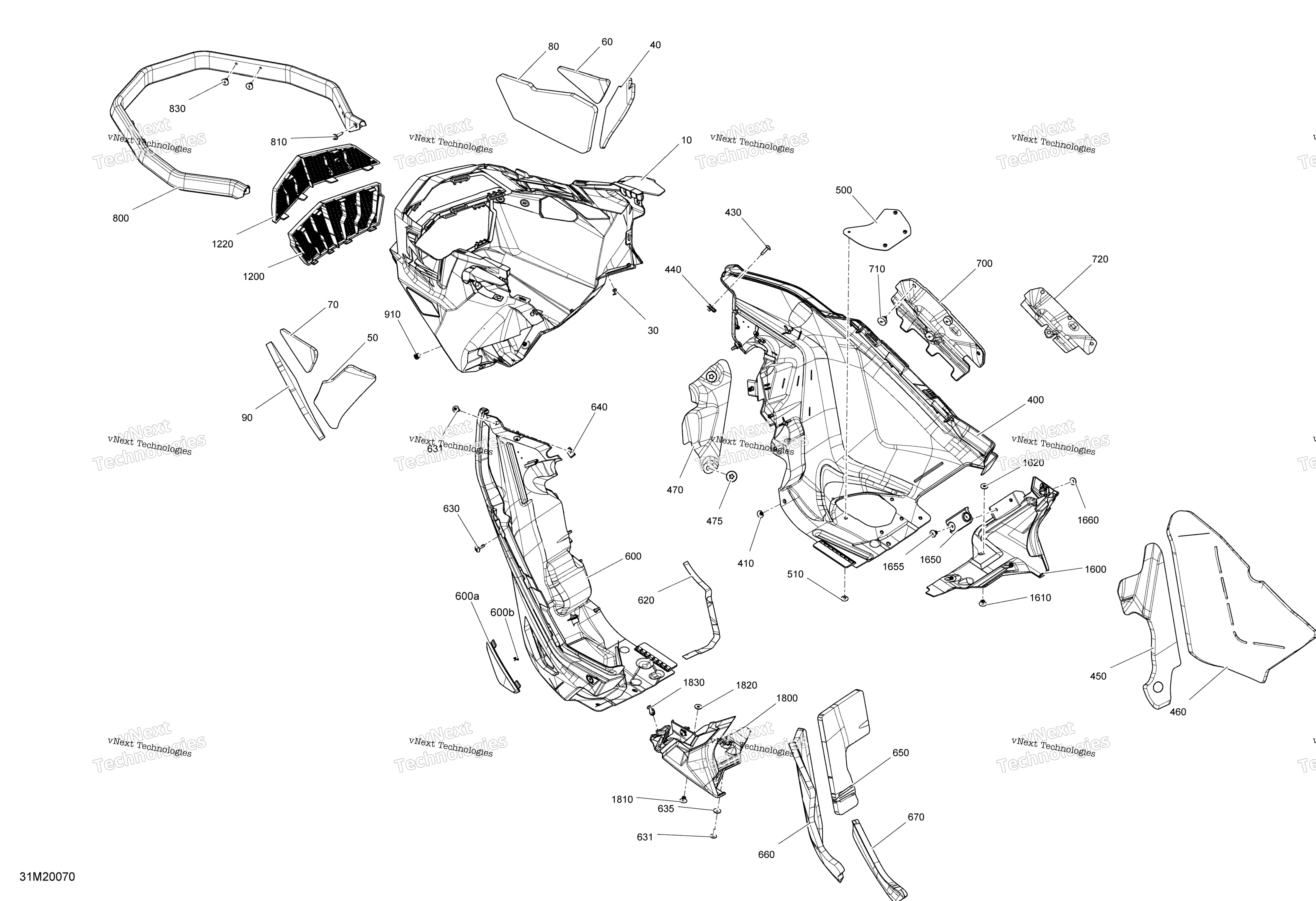 кузов Bottom поддон