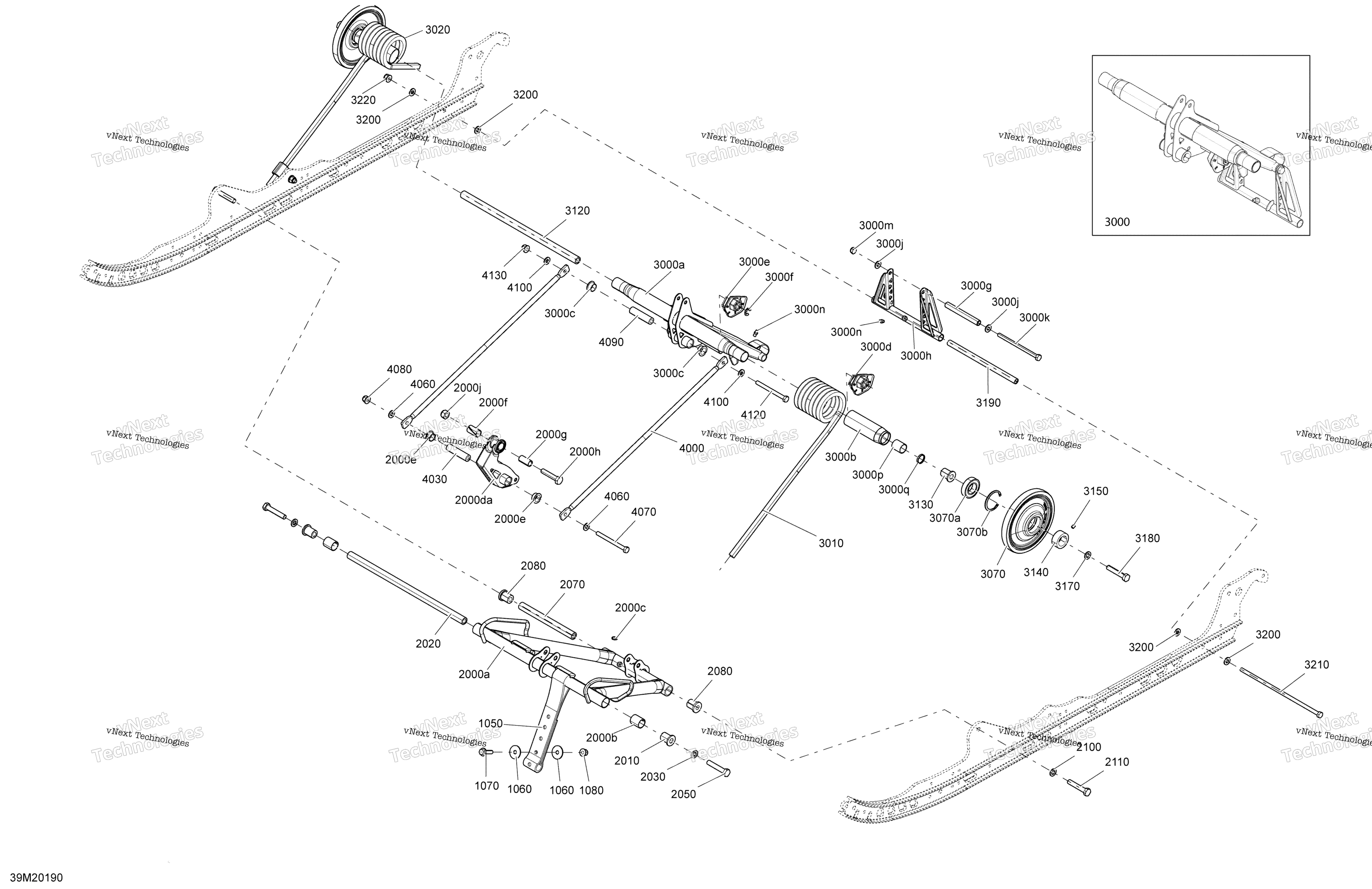 Подвеска, задняя - Upper Section - Sport