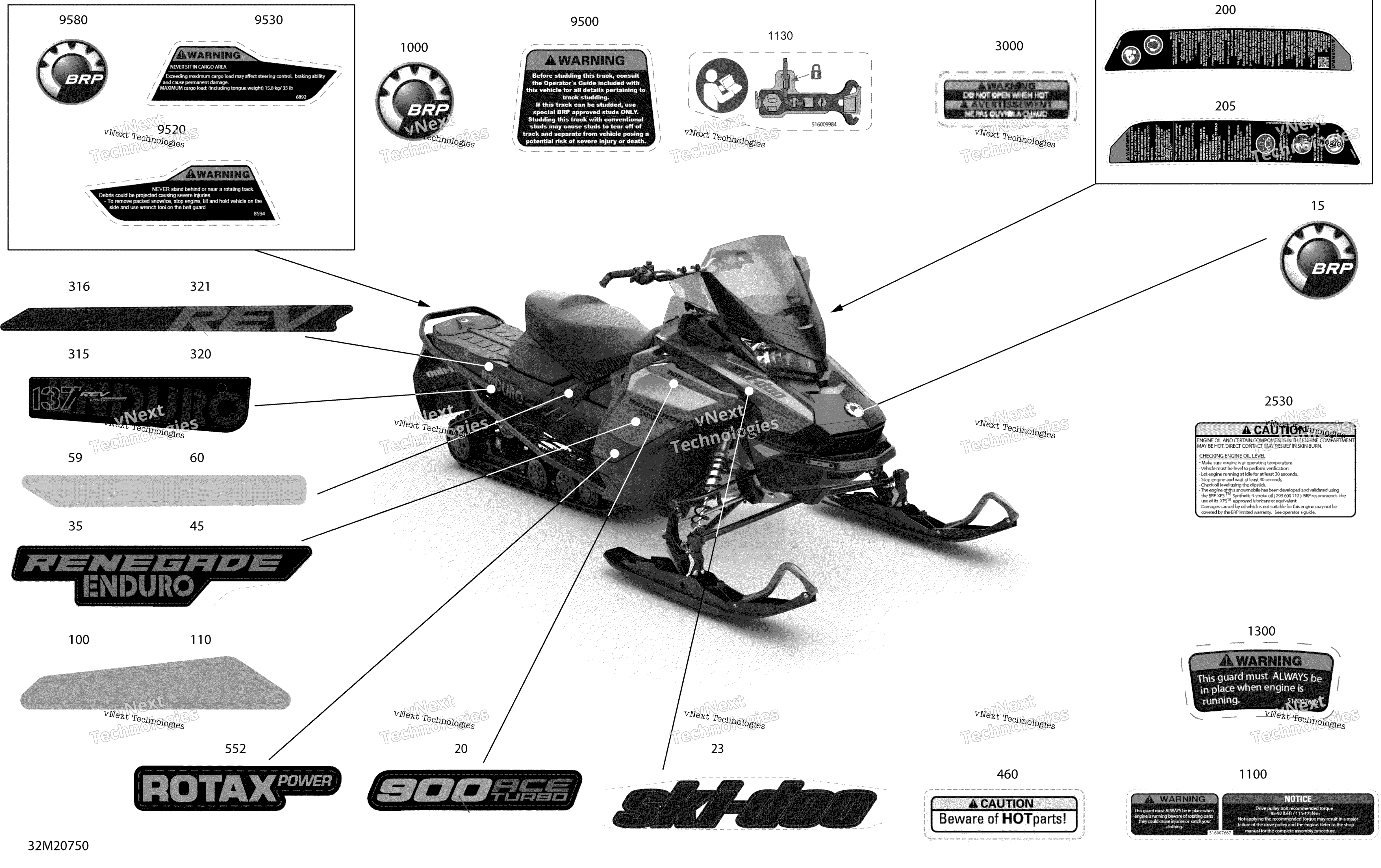 кузов наклейки Enduro