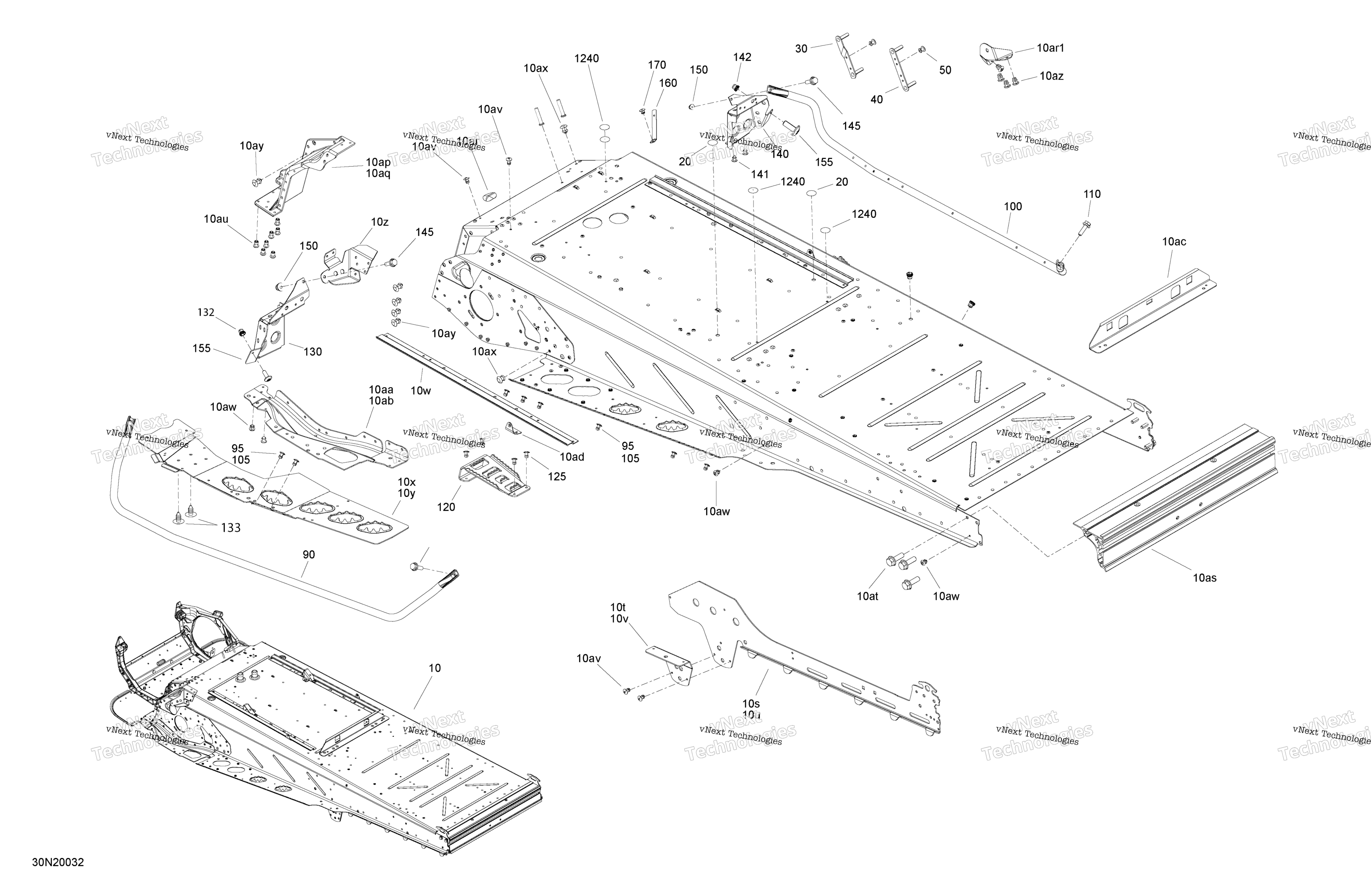 Рама - System - Rear Section