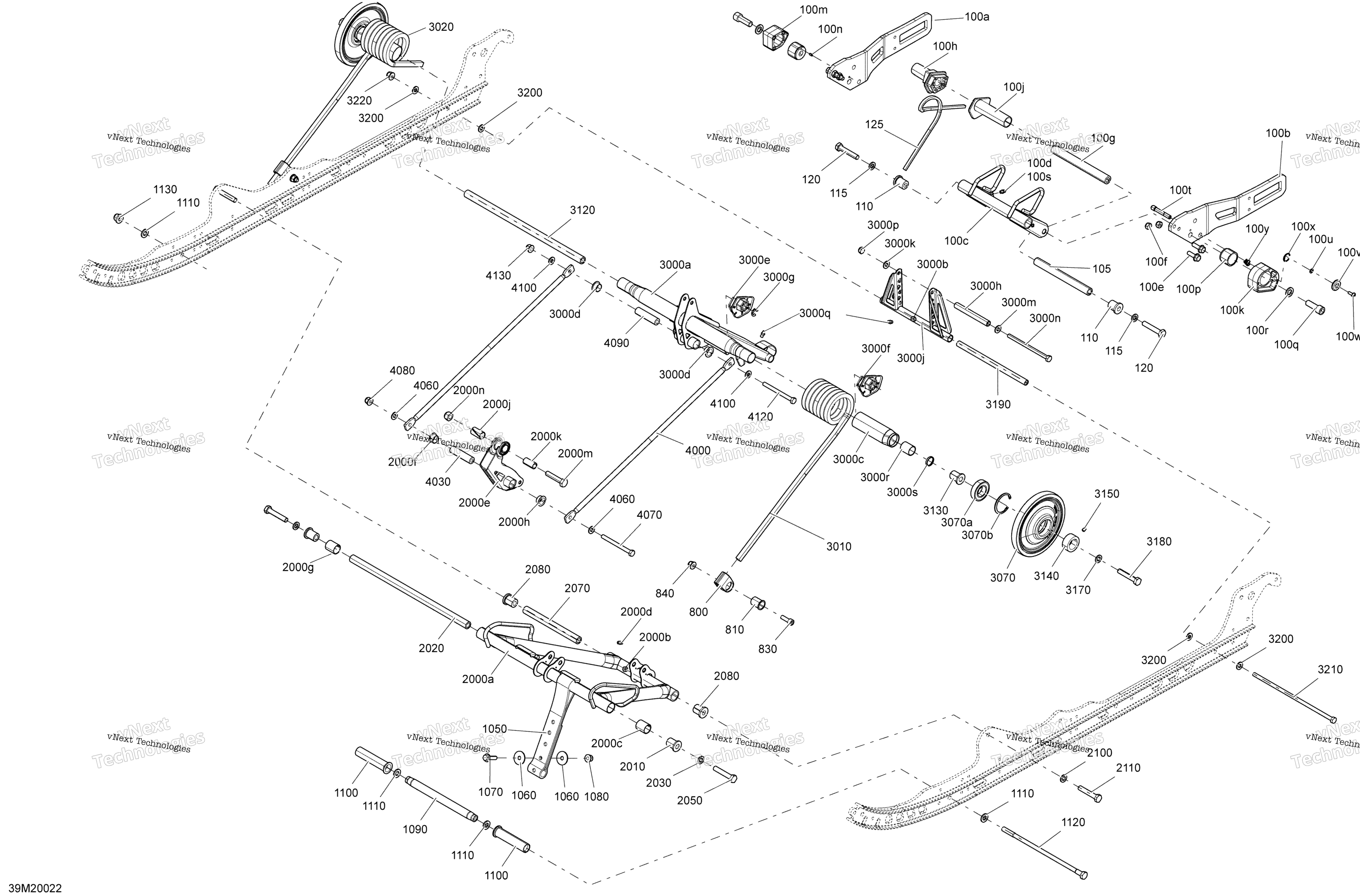 Подвеска, задняя - Lower Section - Lt