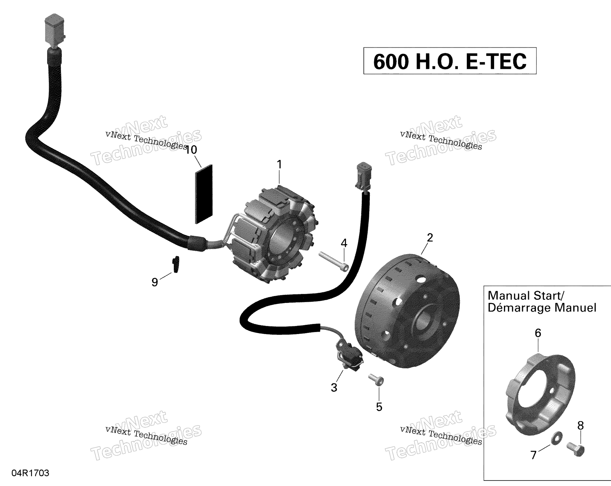Электрооборудование - Magneto - 600Ho E-Tec