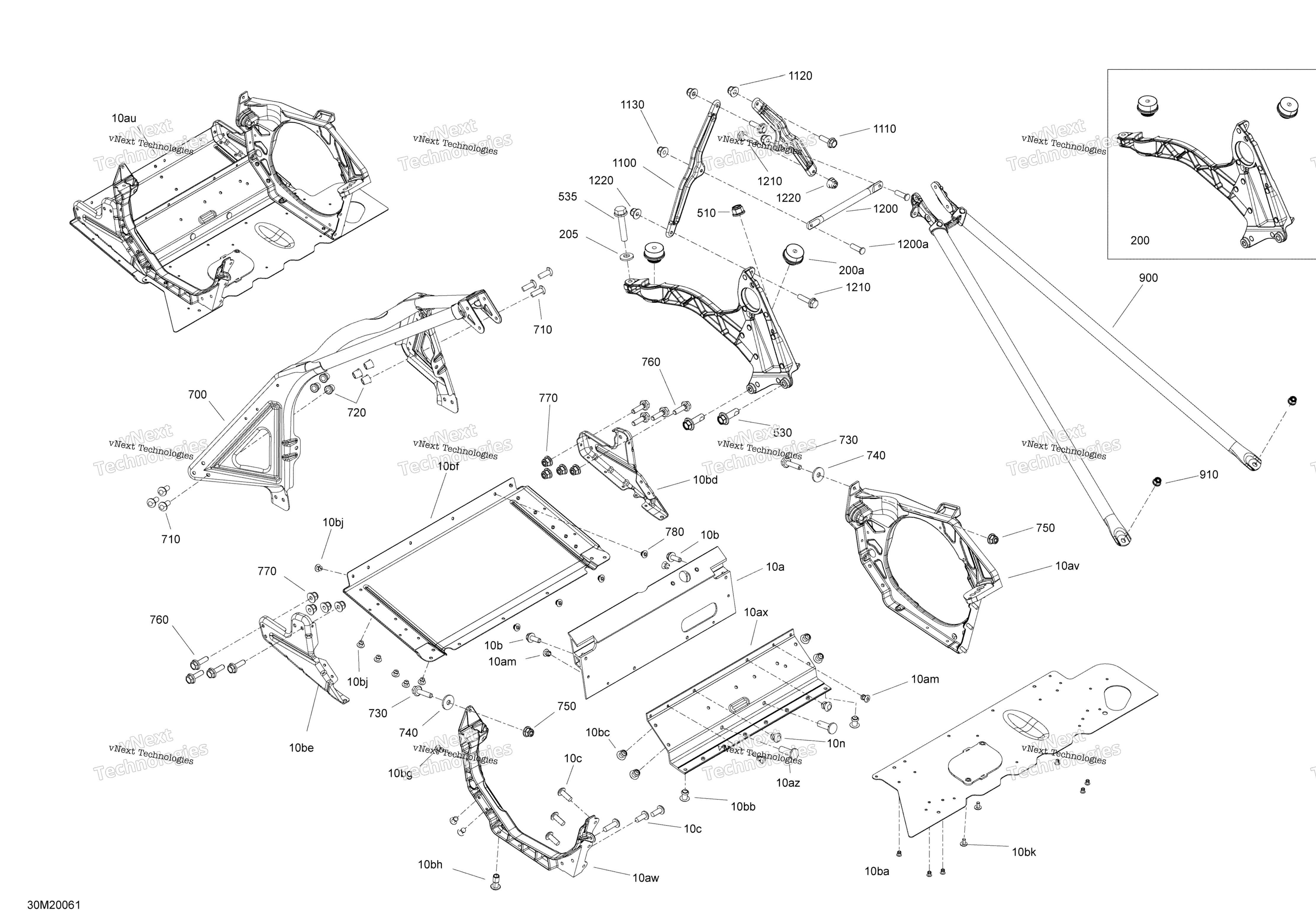 Рама - Front Section - Package-Sport