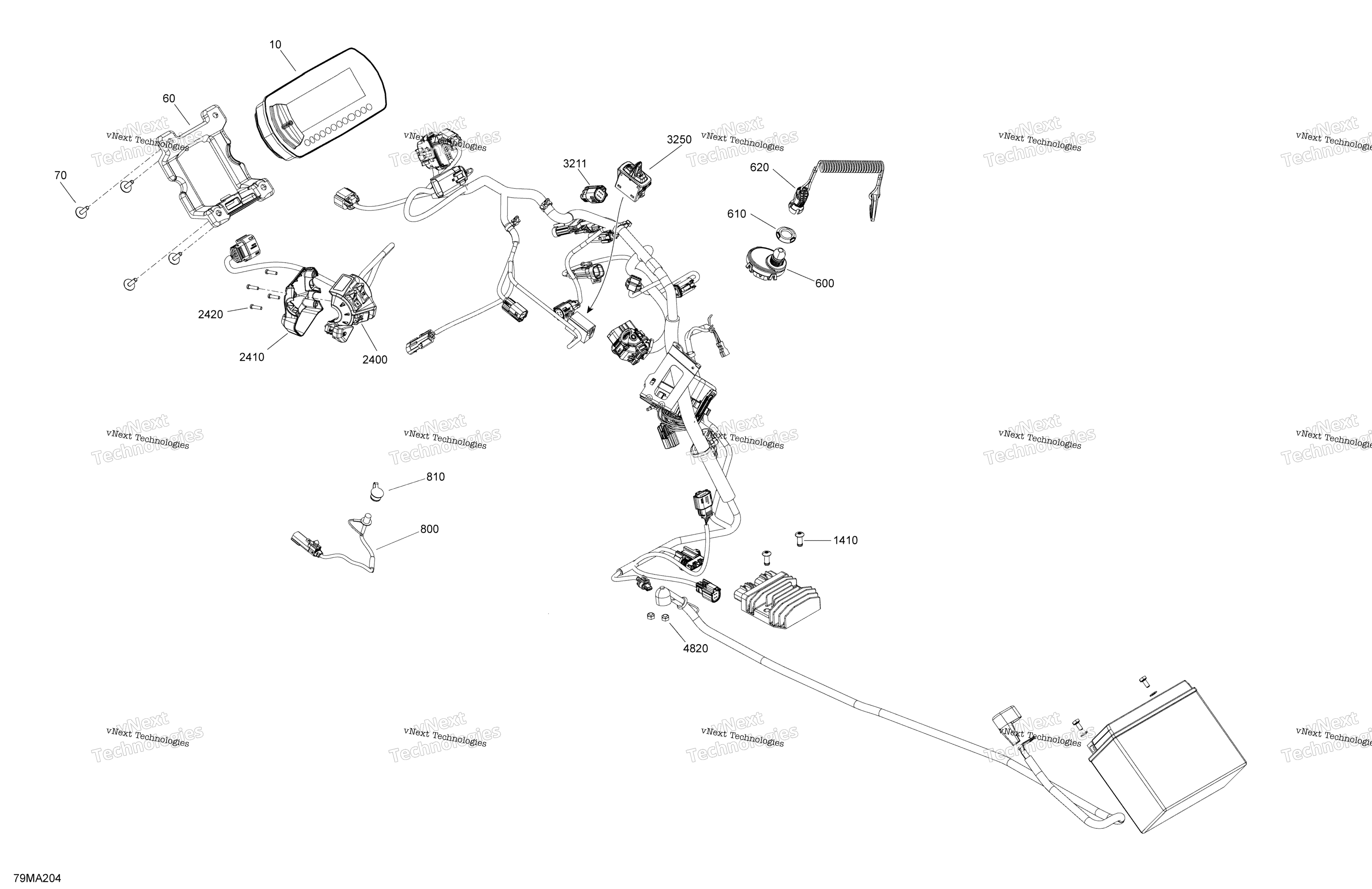 Электрооборудование - Upper Section - Sport