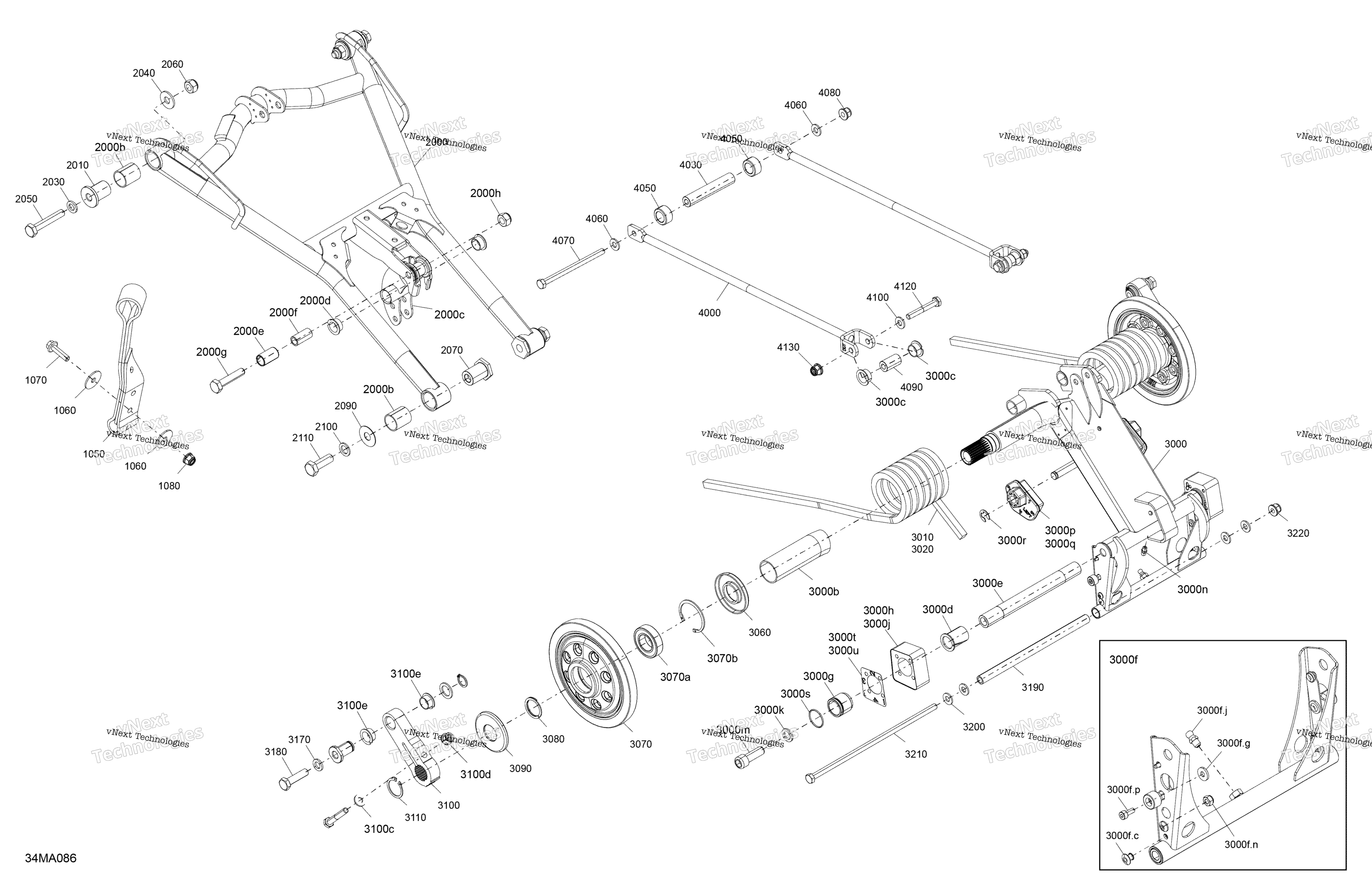 Подвеска - Rear - Upper Section